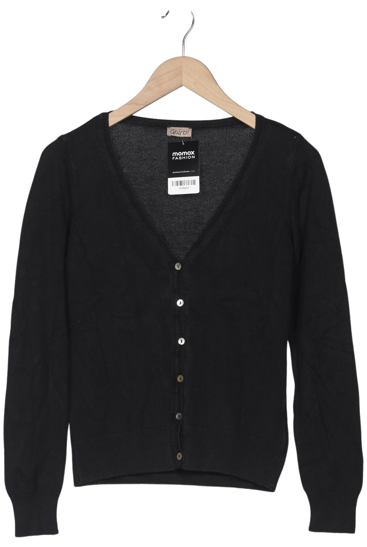 

Qiero Damen Strickjacke, schwarz, Gr. 34