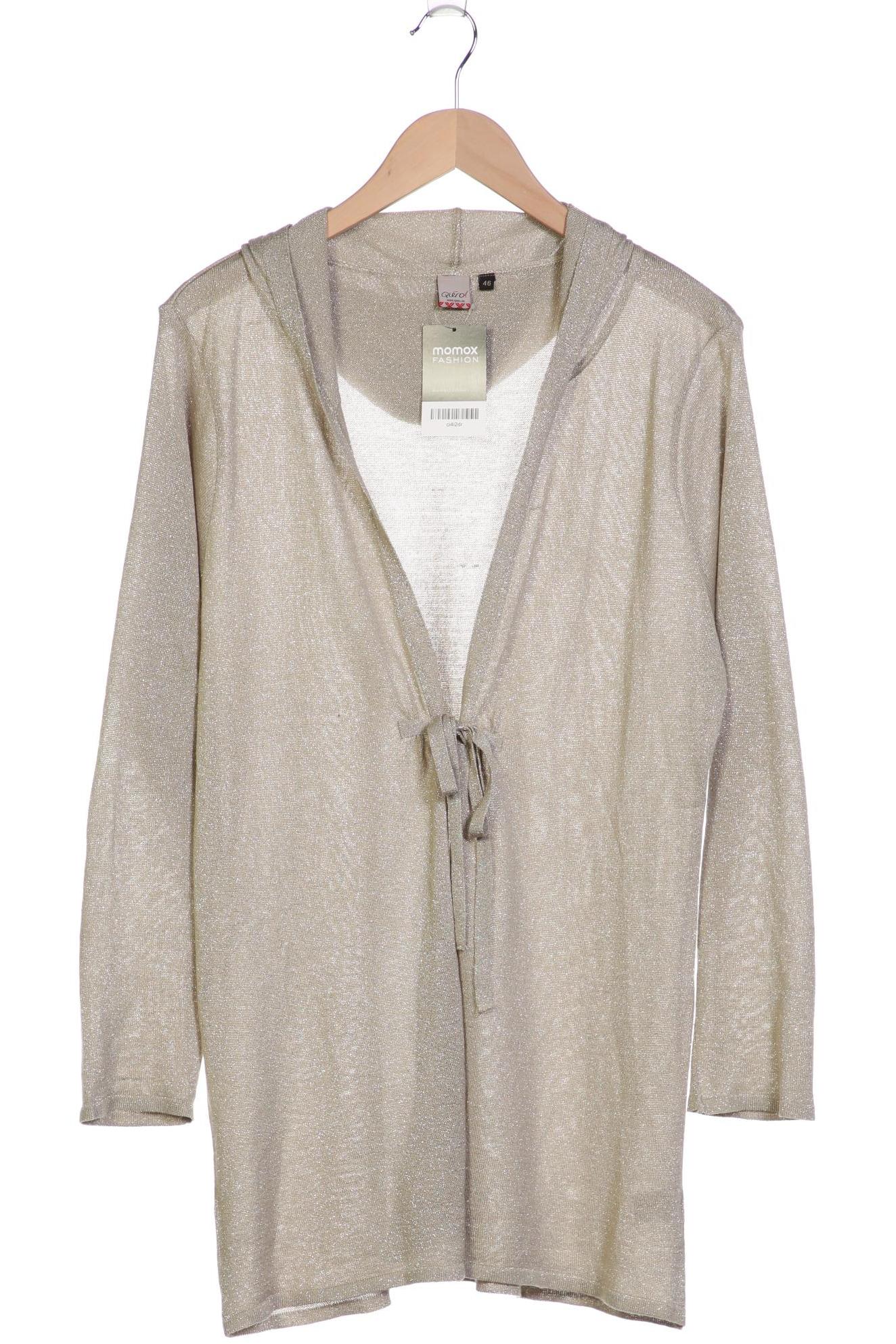 

Qiero Damen Strickjacke, beige, Gr. 46