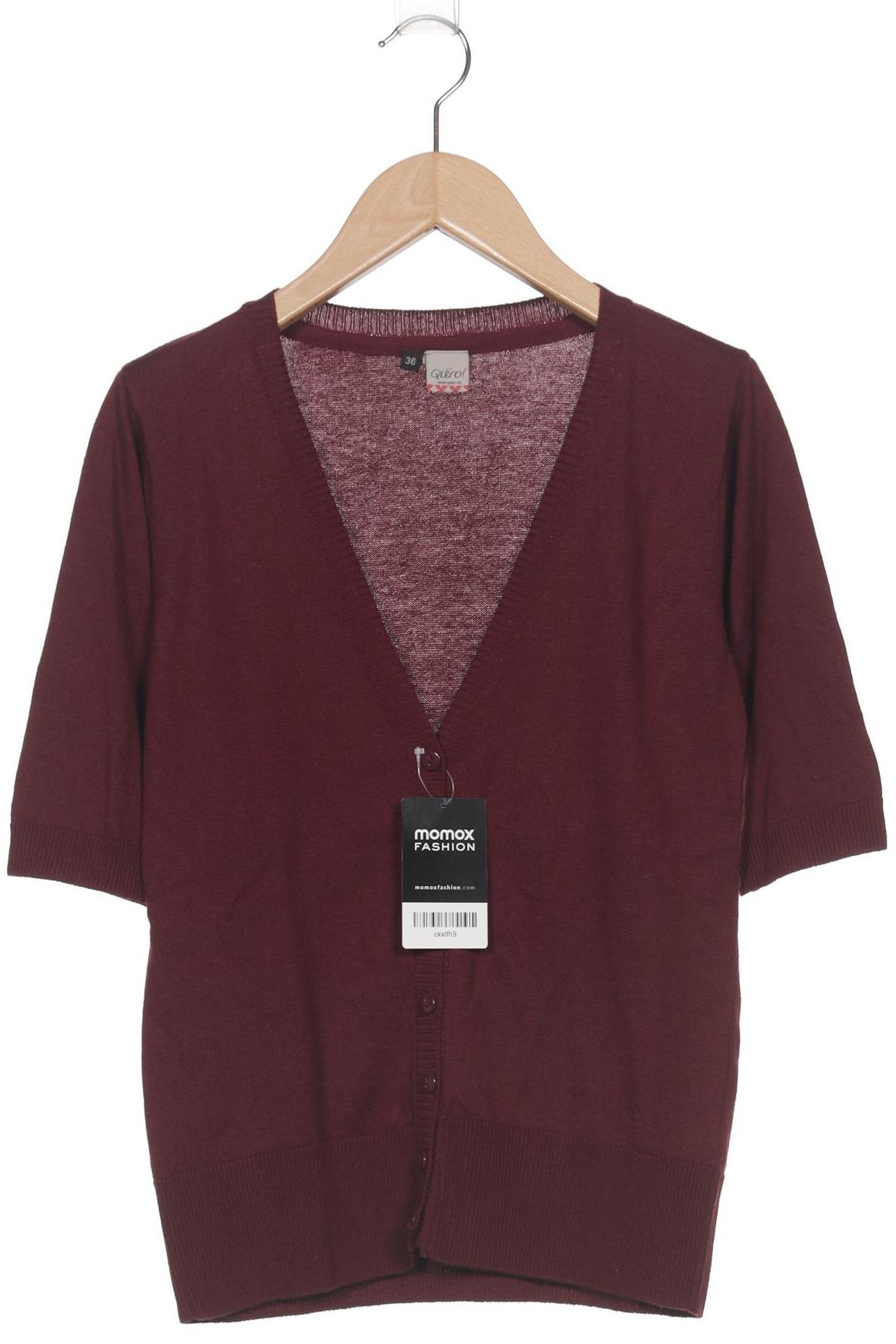 

Qiero Damen Strickjacke, bordeaux, Gr. 36