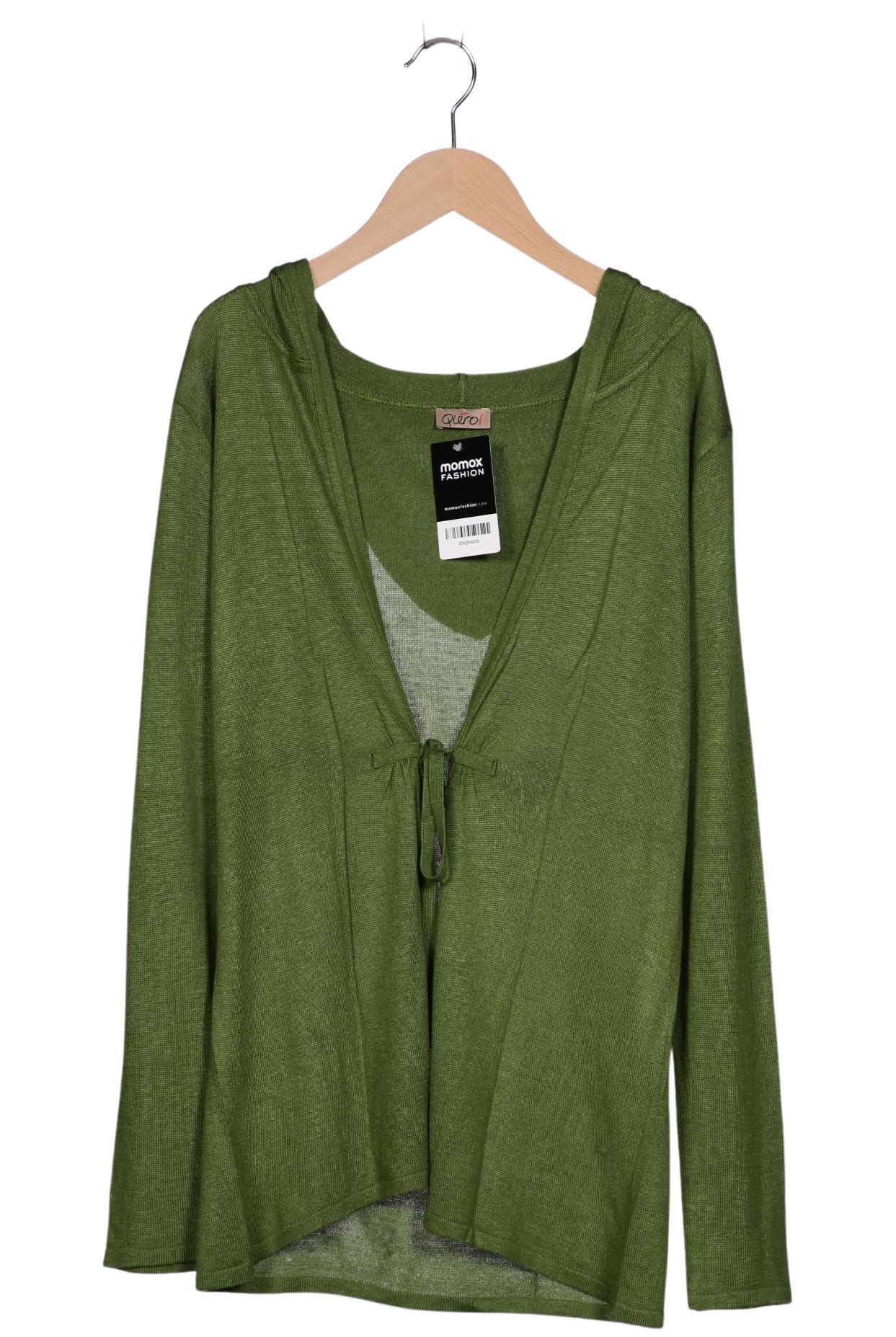 

Qiero Damen Strickjacke, grün, Gr. 40