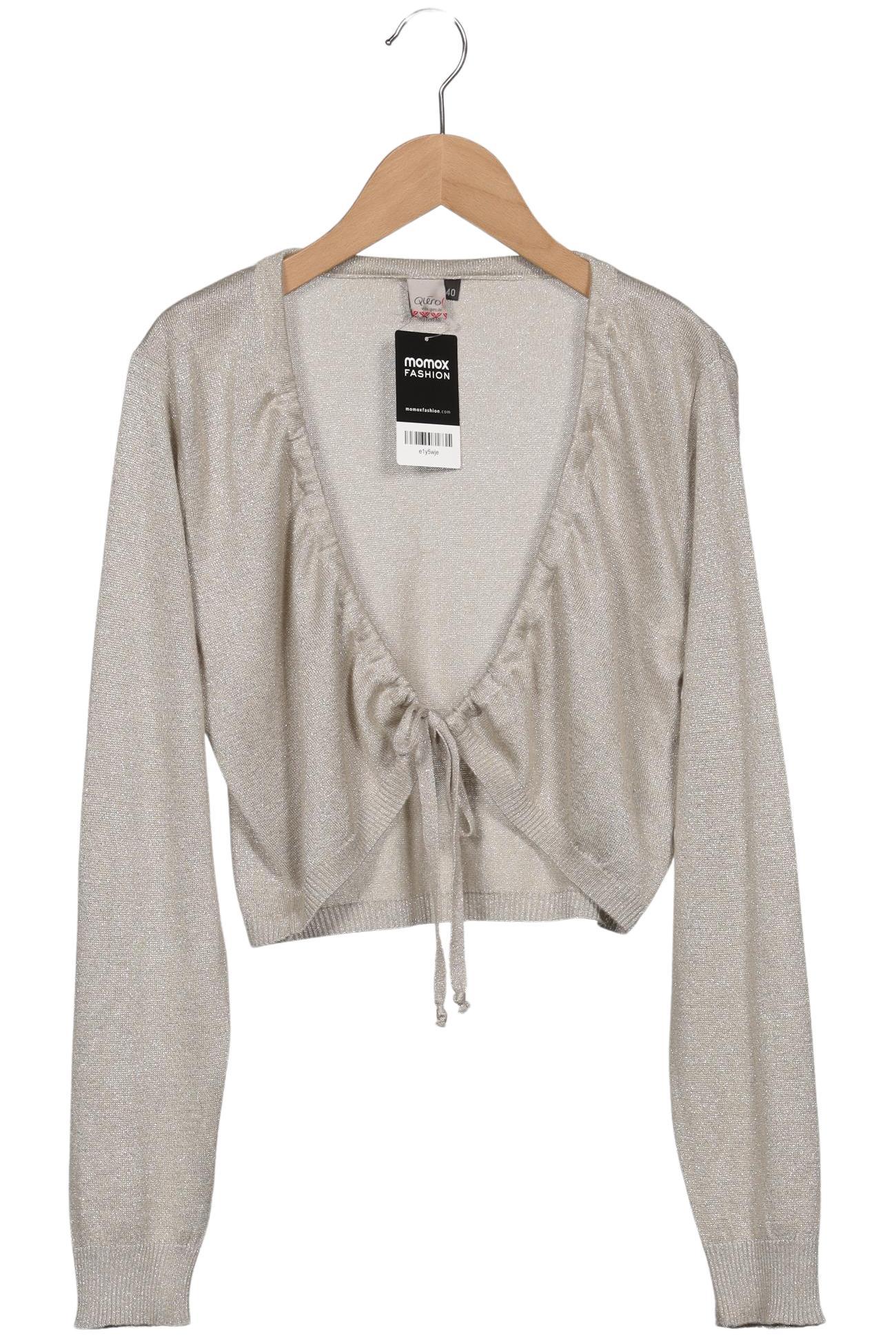 

Qiero Damen Strickjacke, beige, Gr. 40