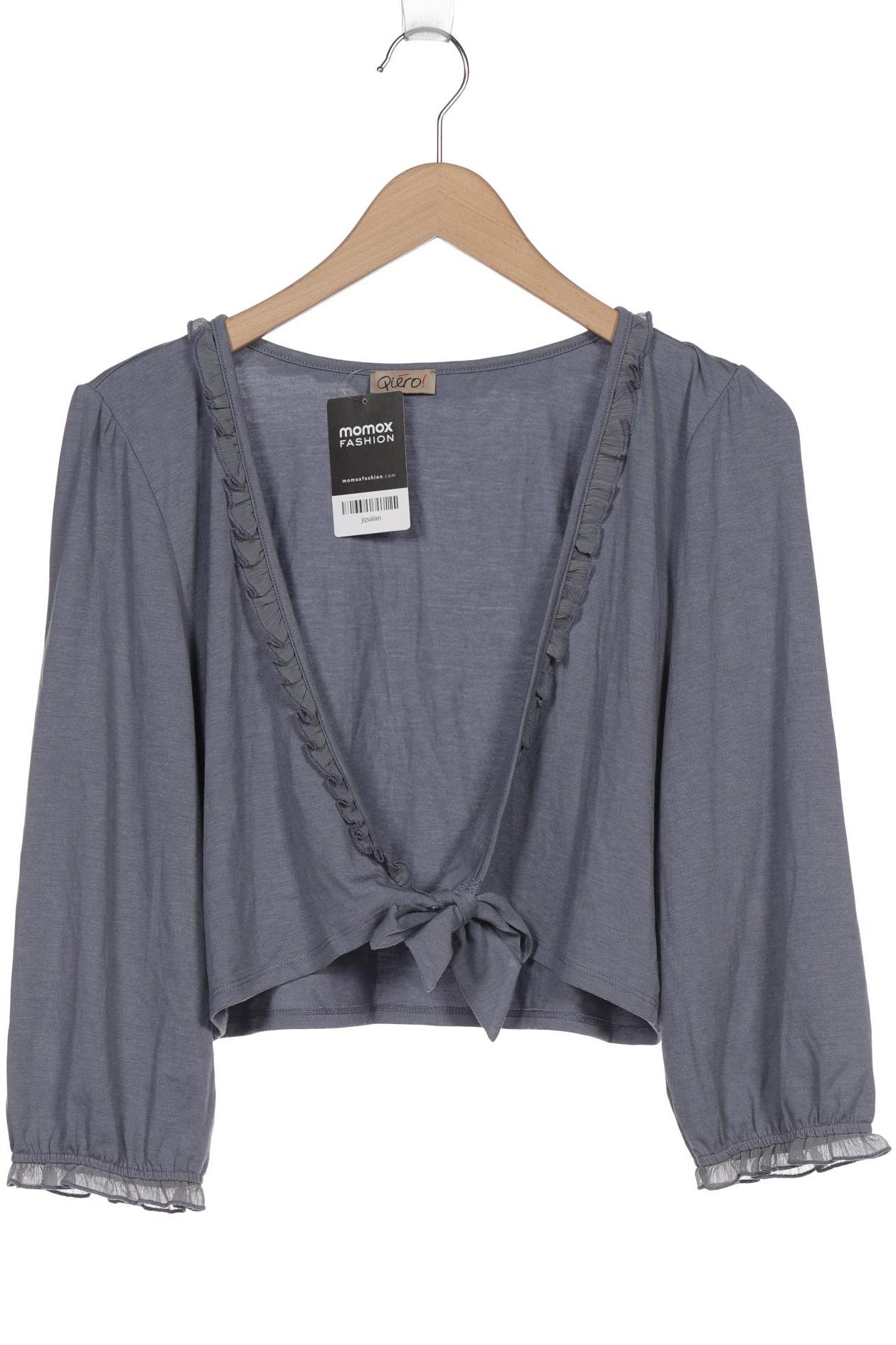 

Qiero Damen Strickjacke, blau, Gr. 44
