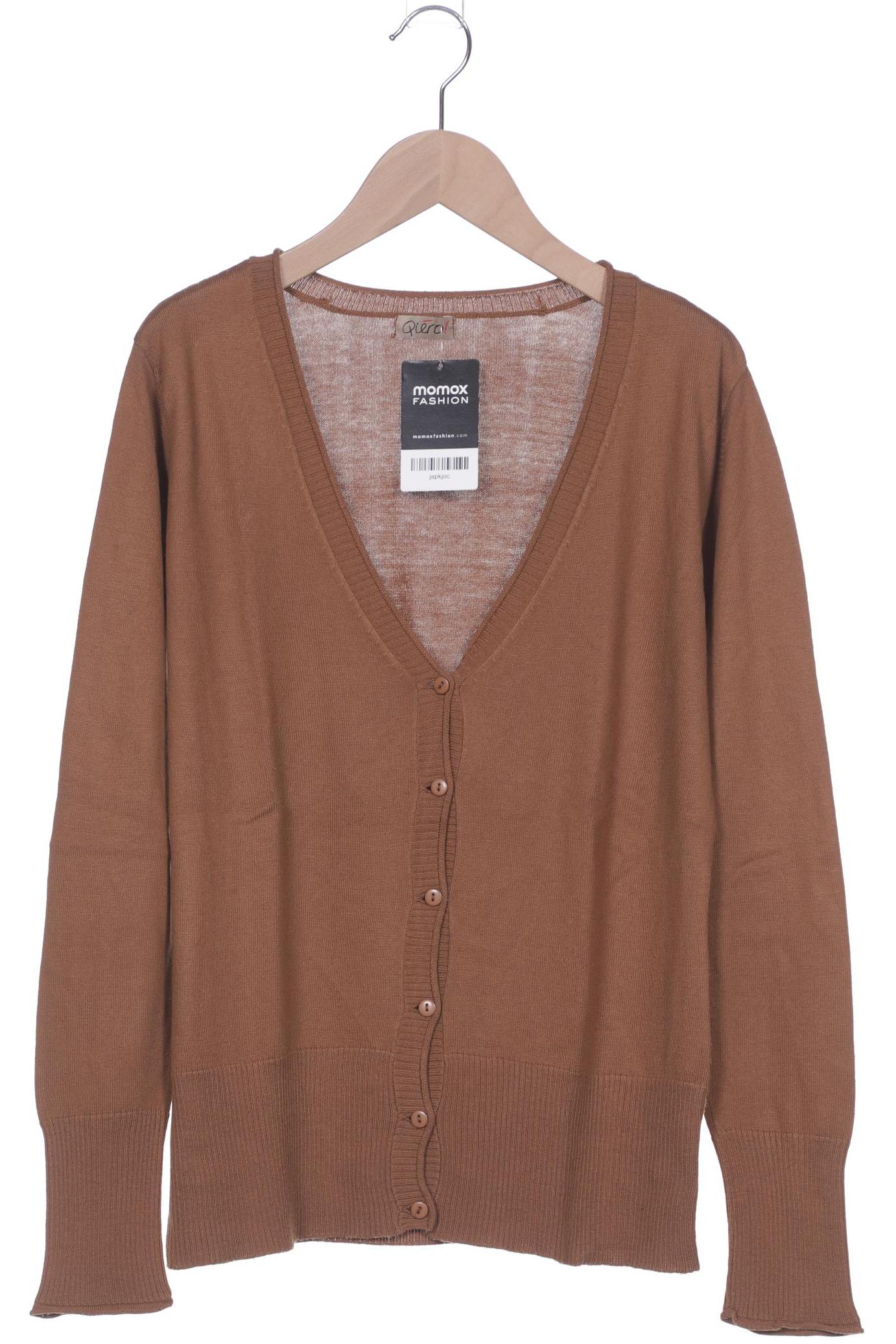

Qiero Damen Strickjacke, braun, Gr. 38