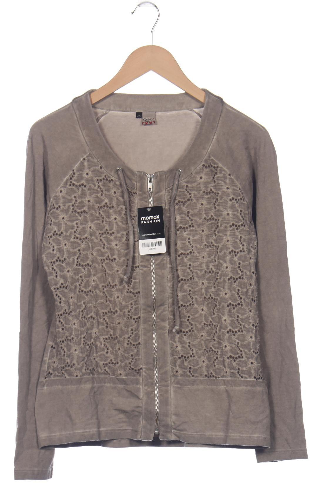 

Qiero Damen Strickjacke, braun, Gr. 40
