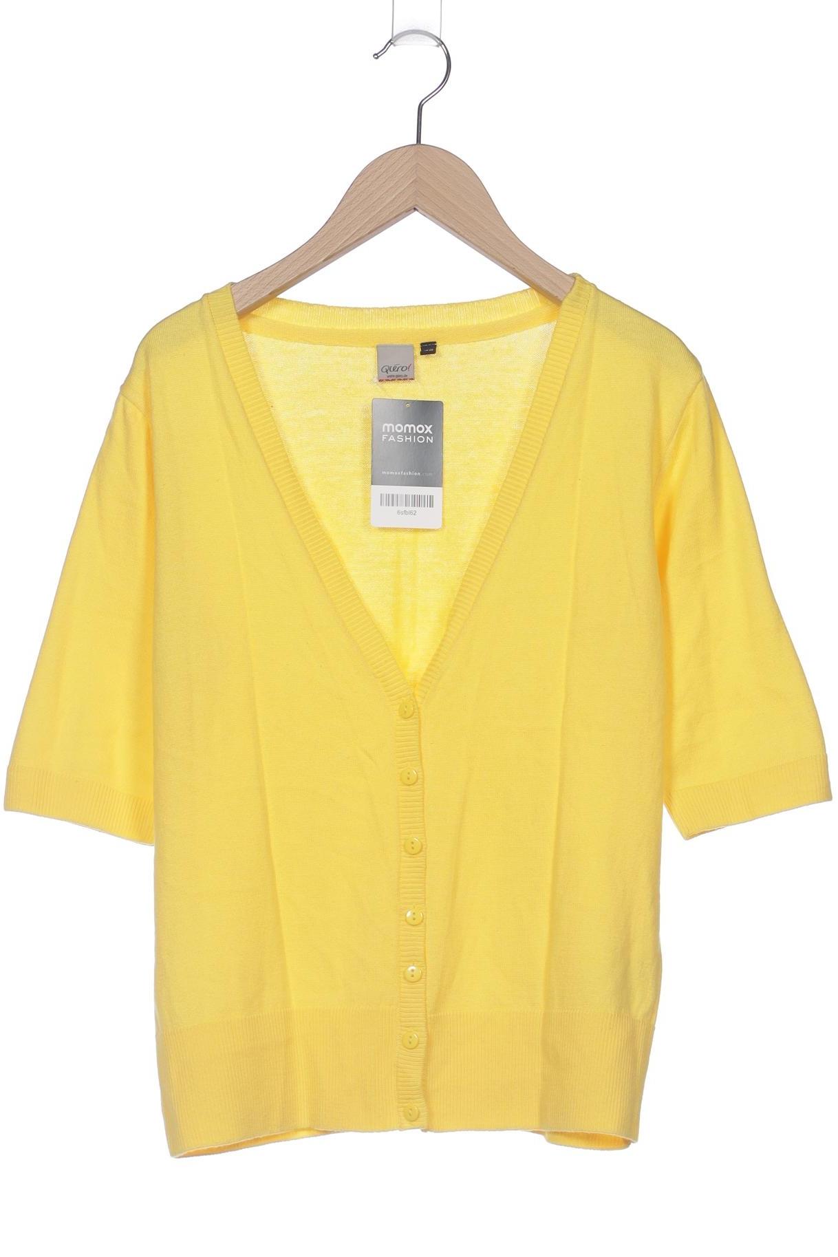 

Qiero Damen Strickjacke, gelb, Gr. 40