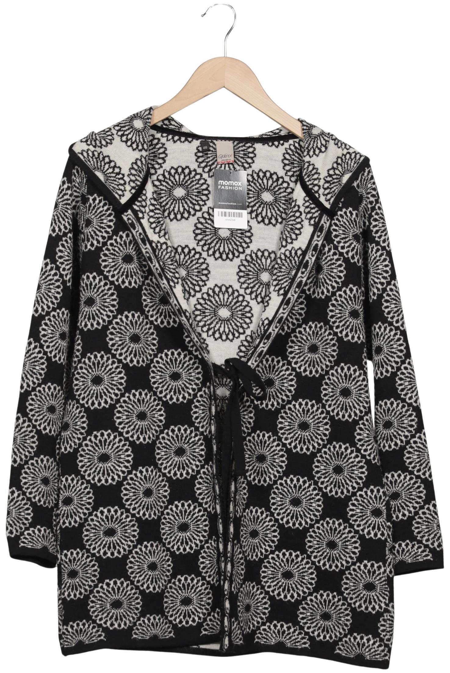 

Qiero Damen Strickjacke, schwarz, Gr. 46