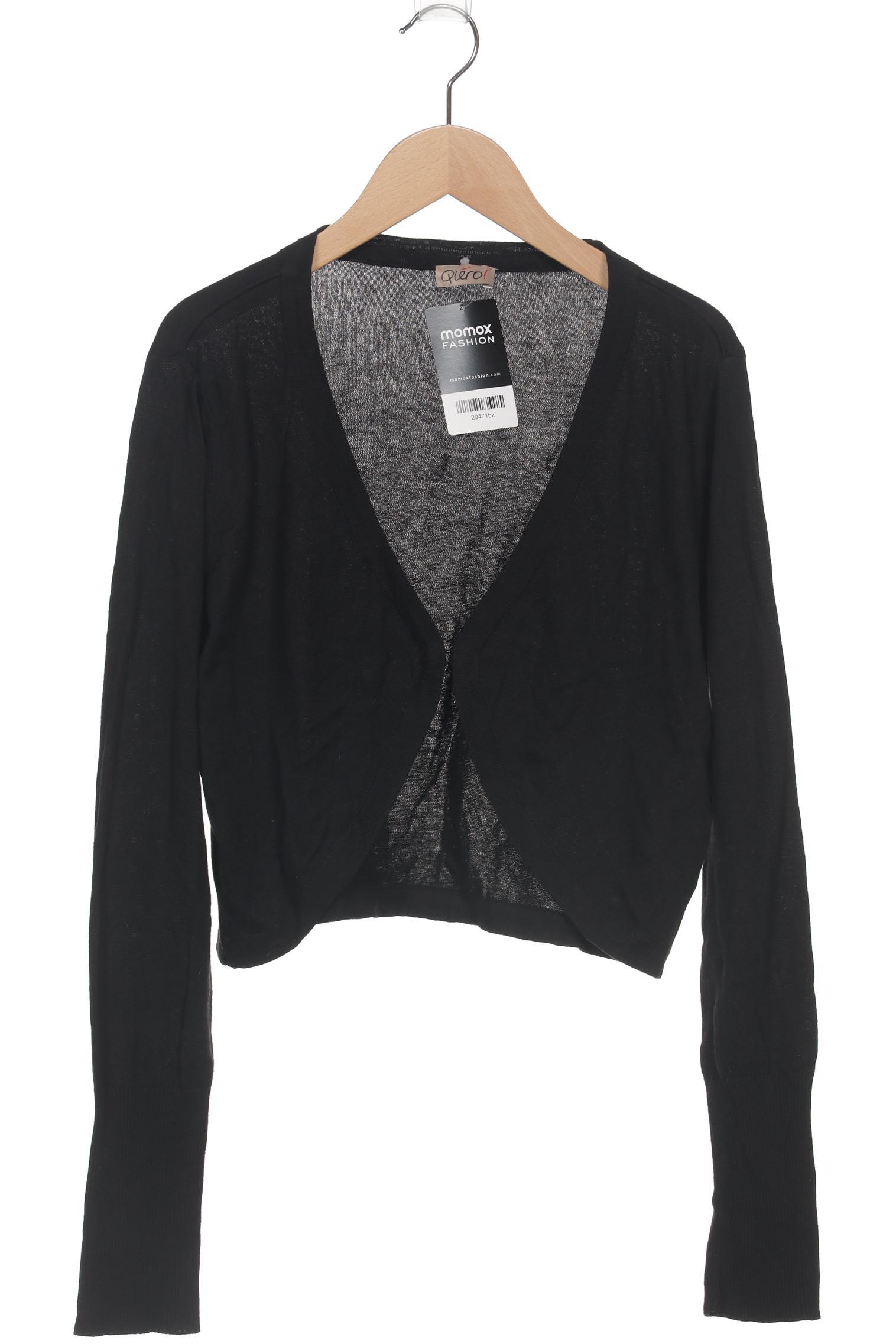 

Qiero Damen Strickjacke, schwarz, Gr. 40