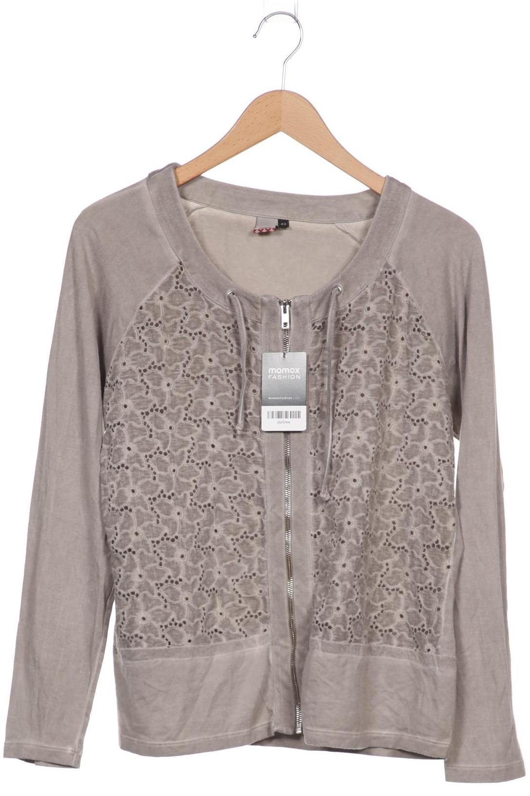 

Qiero Damen Strickjacke, grau, Gr. 42