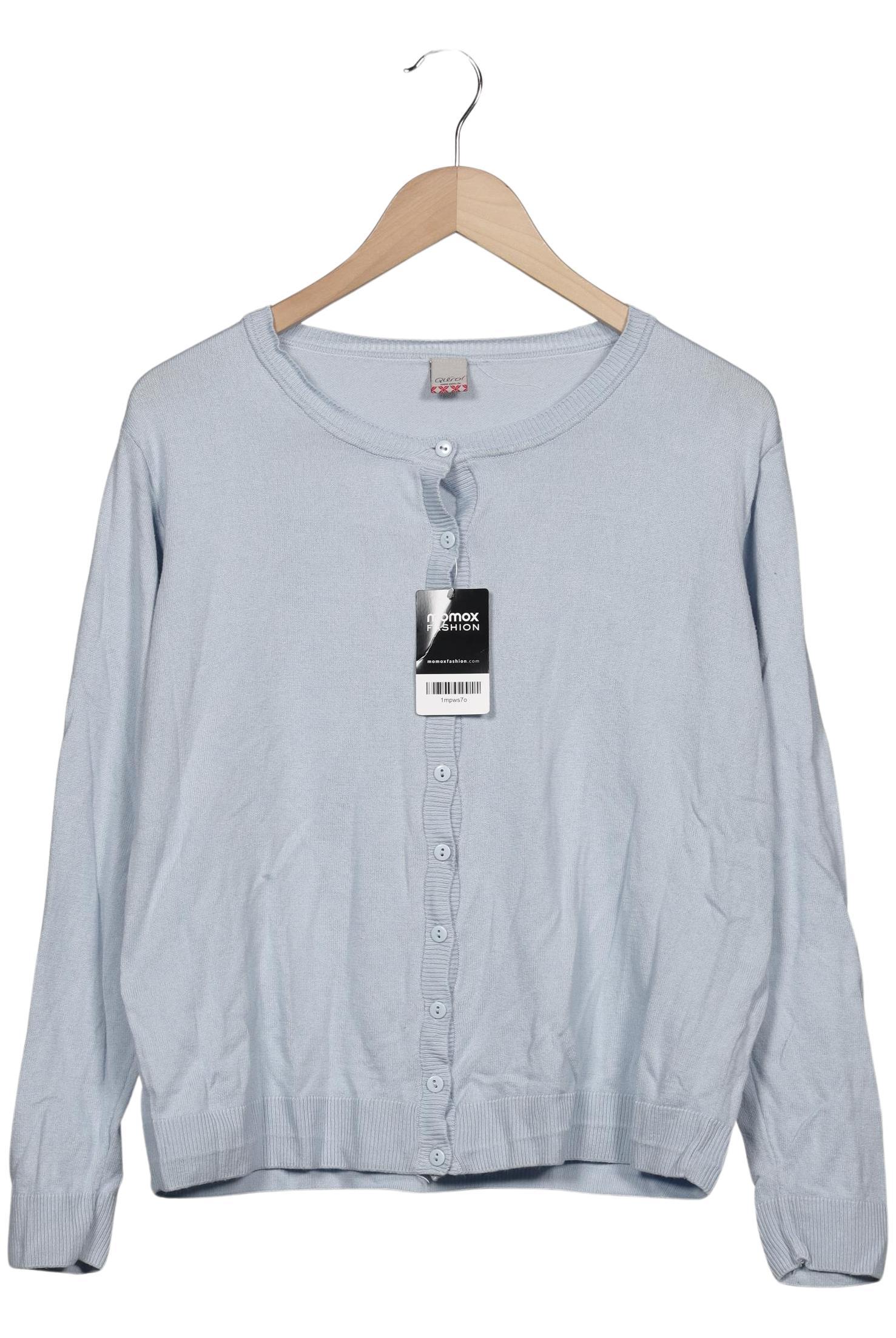 

Qiero Damen Strickjacke, hellblau, Gr. 46