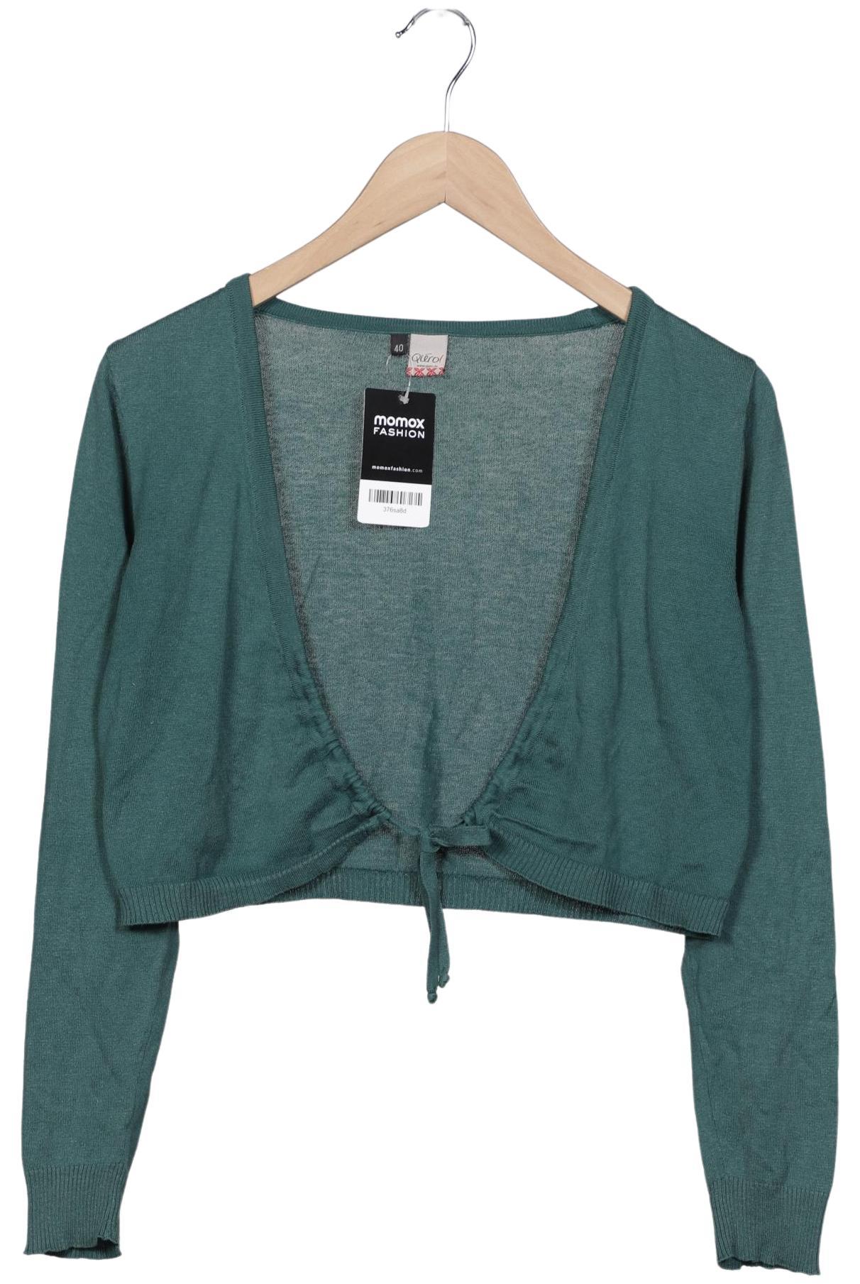 

Qiero Damen Strickjacke, grün, Gr. 40