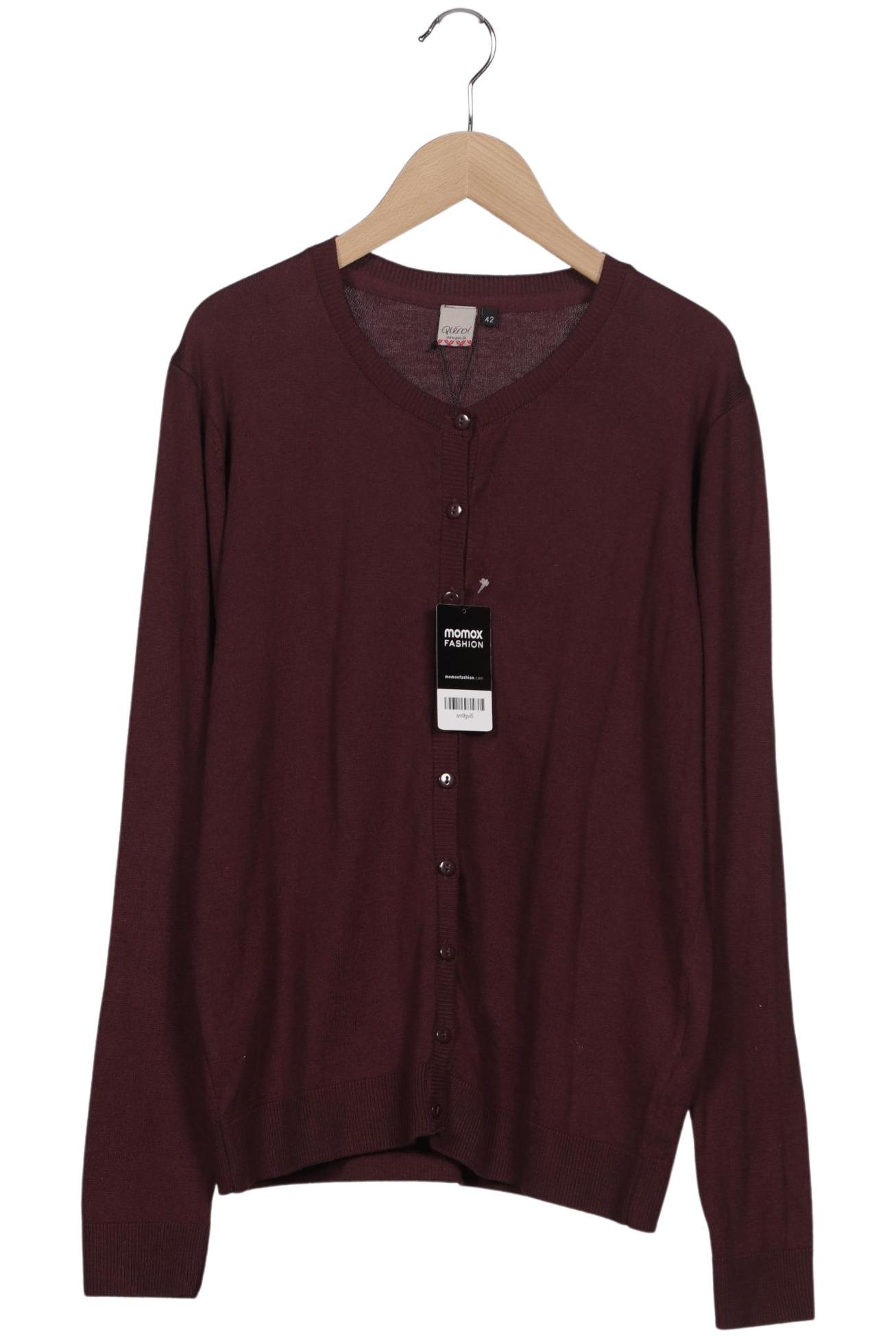 

Qiero Damen Strickjacke, bordeaux, Gr. 42