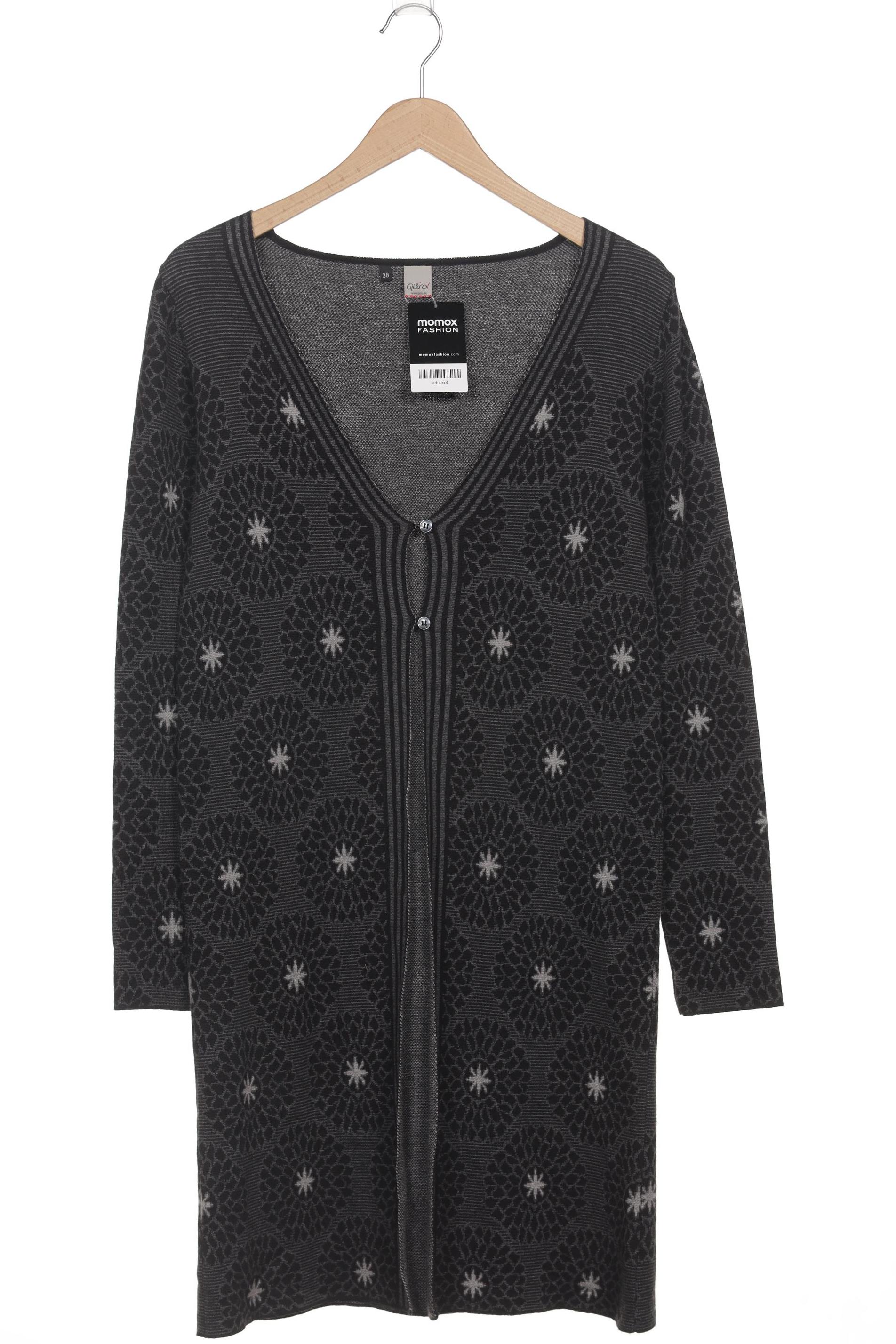 

Qiero Damen Strickjacke, schwarz, Gr. 38
