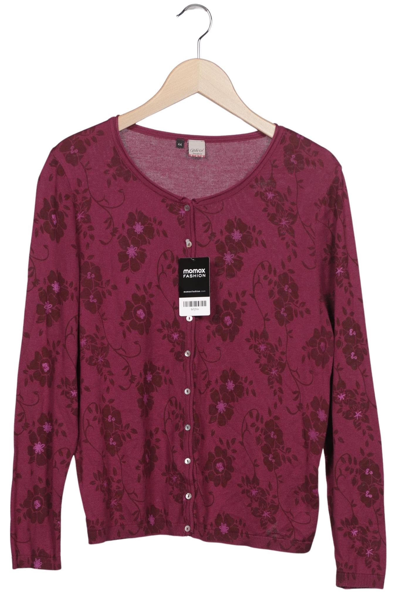 

Qiero Damen Strickjacke, bordeaux, Gr. 44