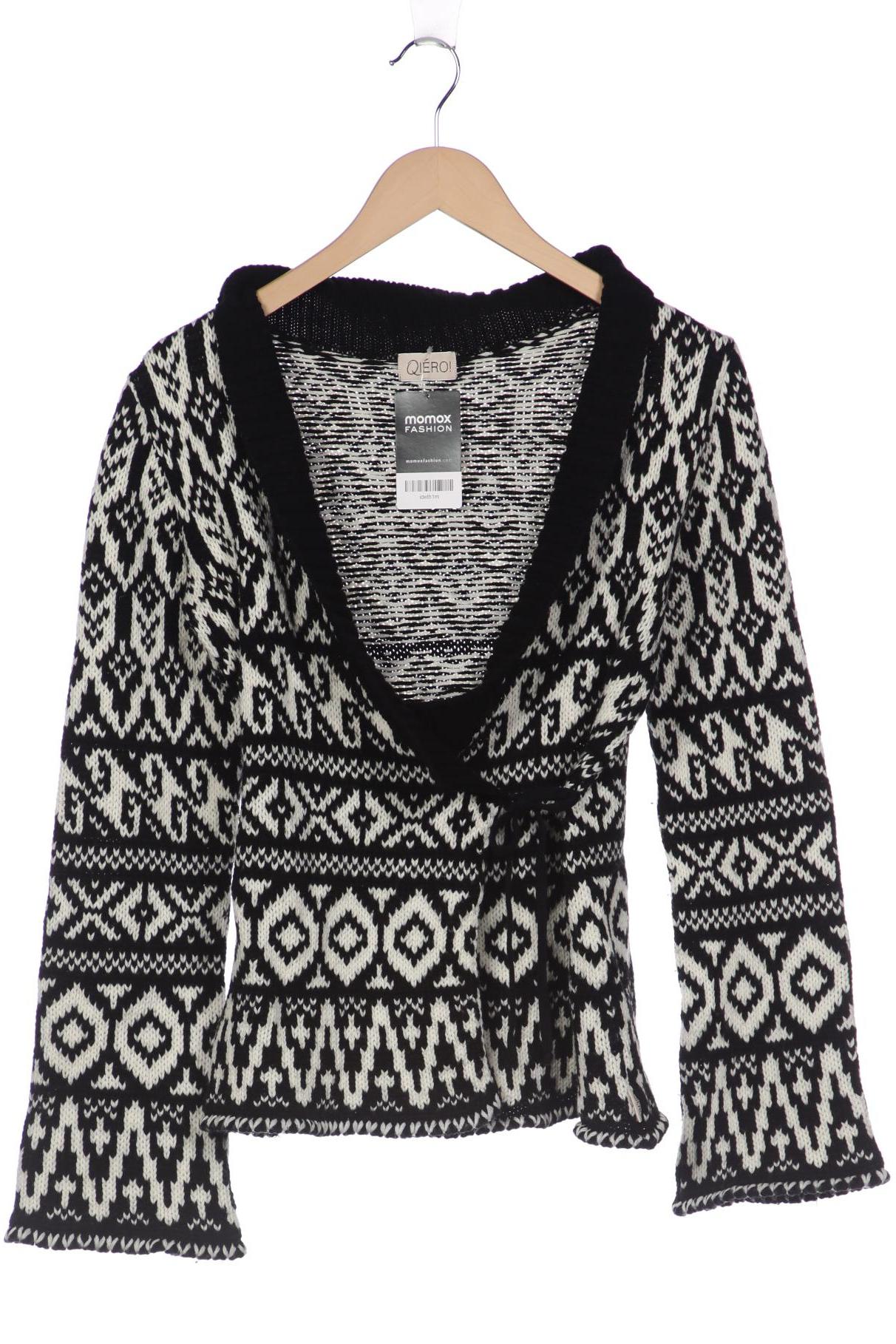 

Qiero Damen Strickjacke, schwarz, Gr. 36