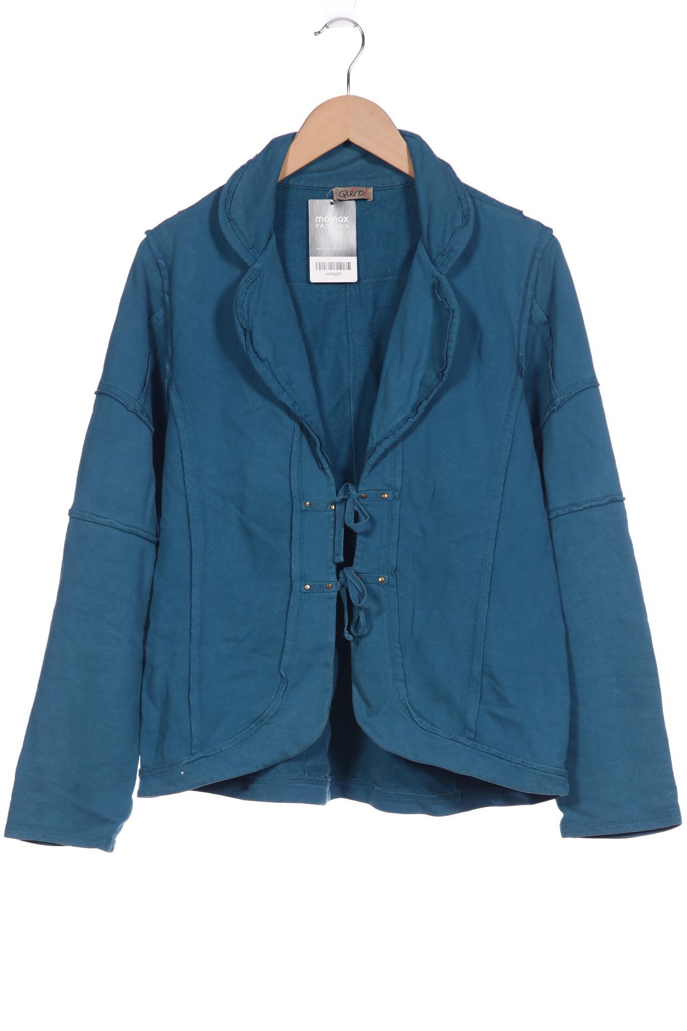 

Qiero Damen Strickjacke, blau, Gr. 44