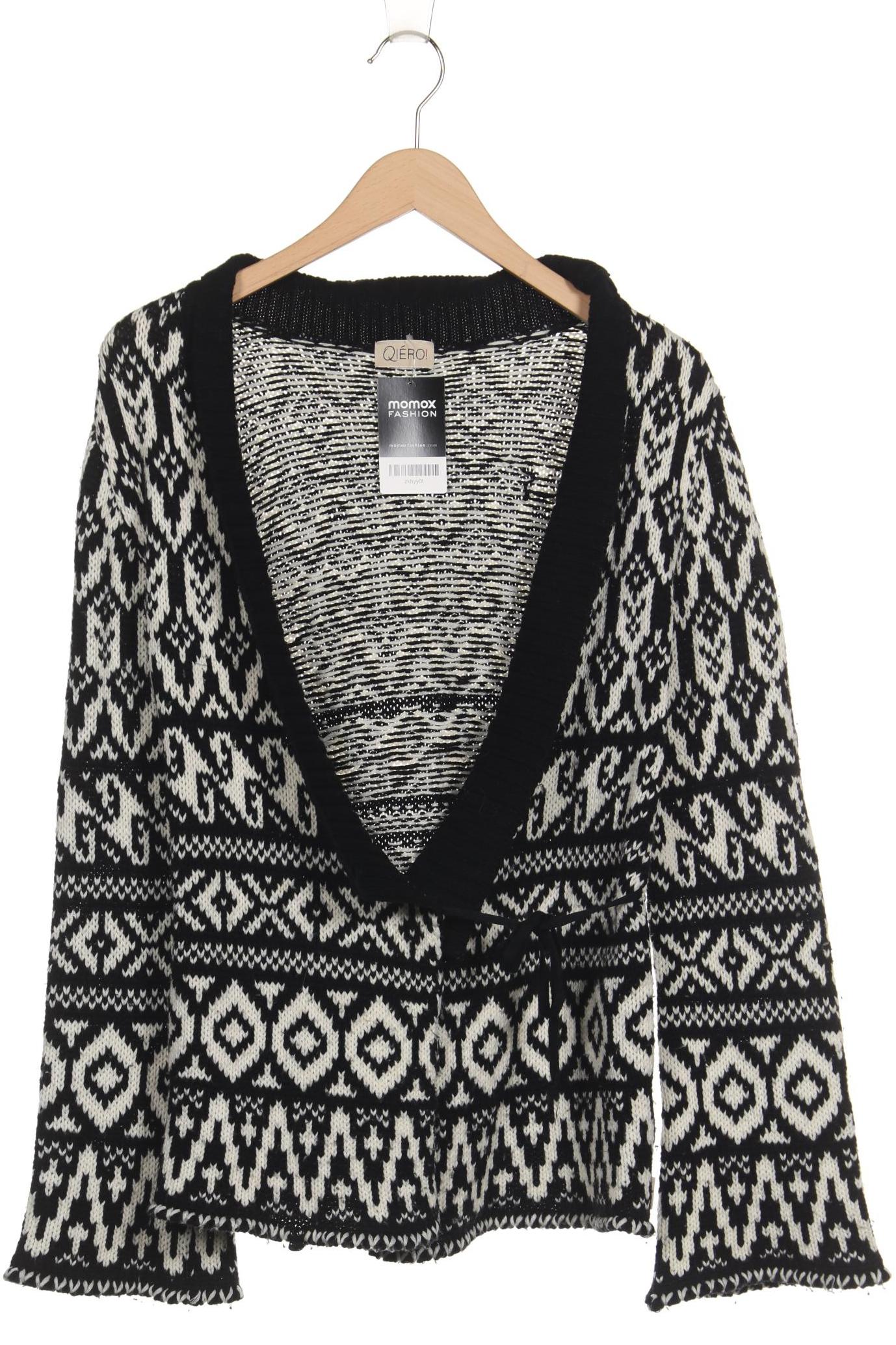 

Qiero Damen Strickjacke, schwarz, Gr. 36