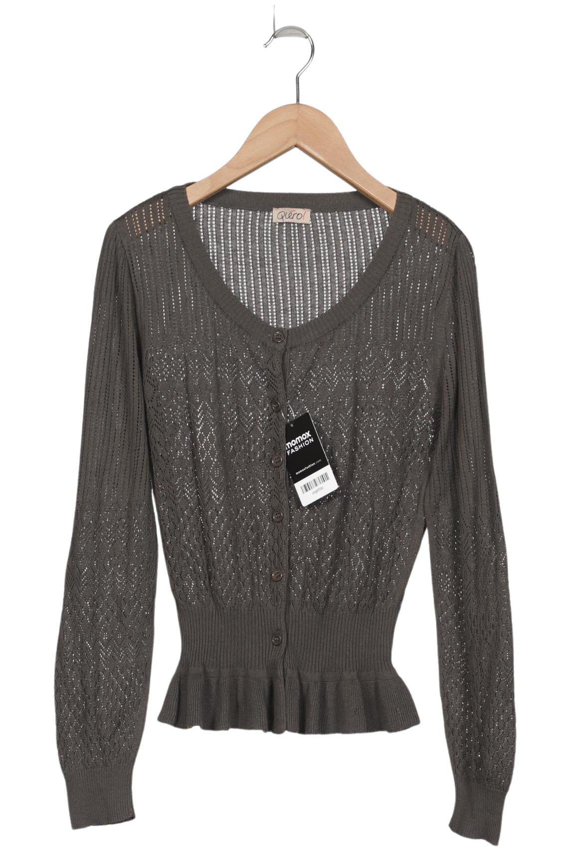 

Qiero Damen Strickjacke, grau, Gr. 38