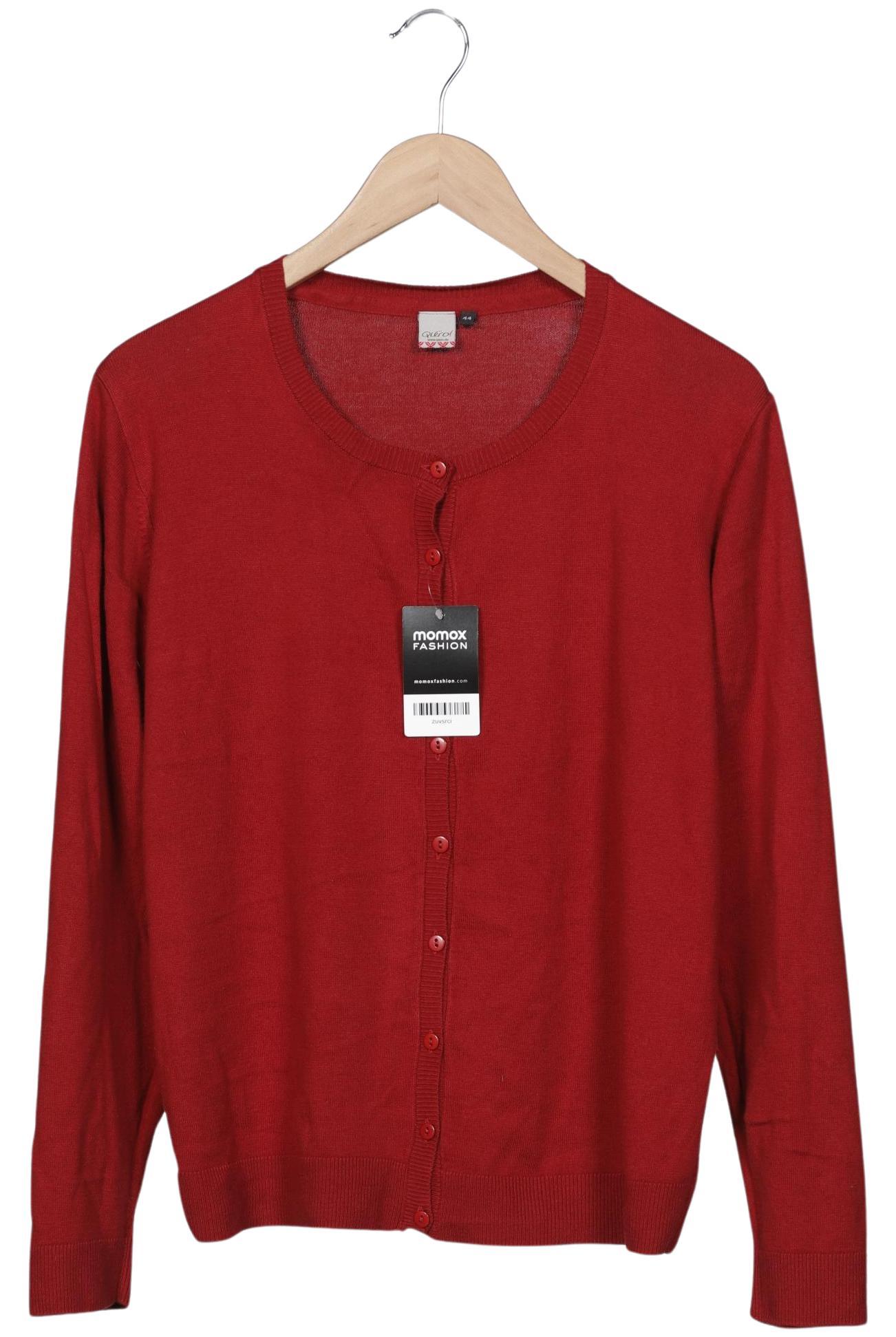 

Qiero Damen Strickjacke, bordeaux, Gr. 44
