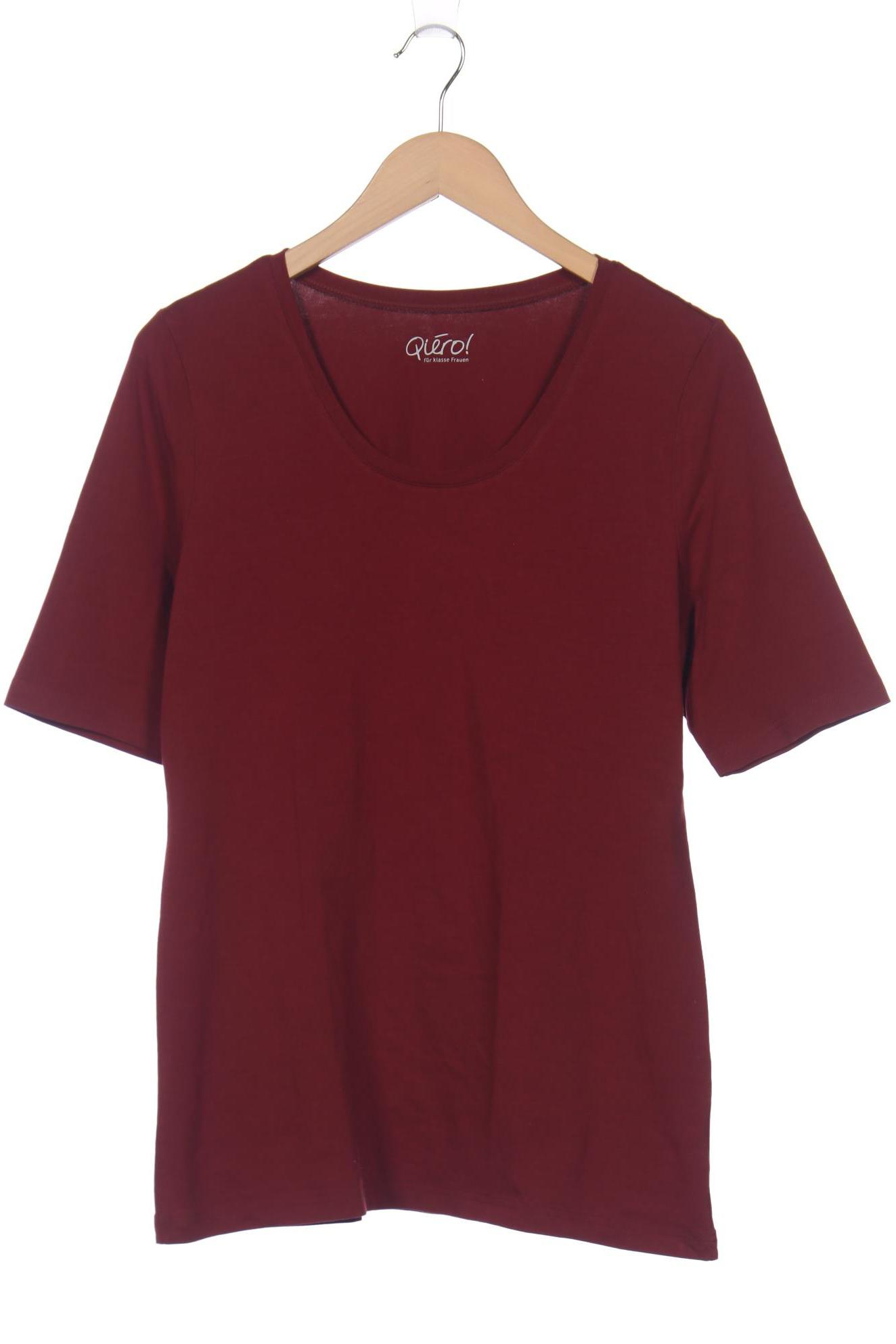 

Qiero Damen T-Shirt, bordeaux, Gr. 44