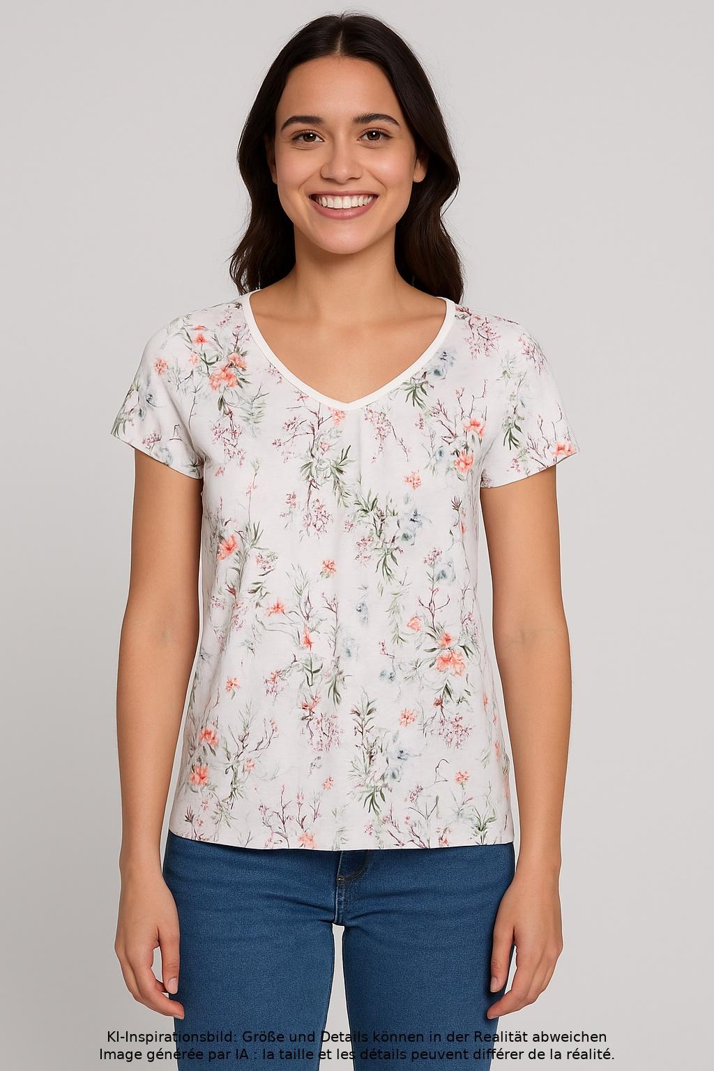 

Qiero Damen T-Shirt, weiß, Gr. 34