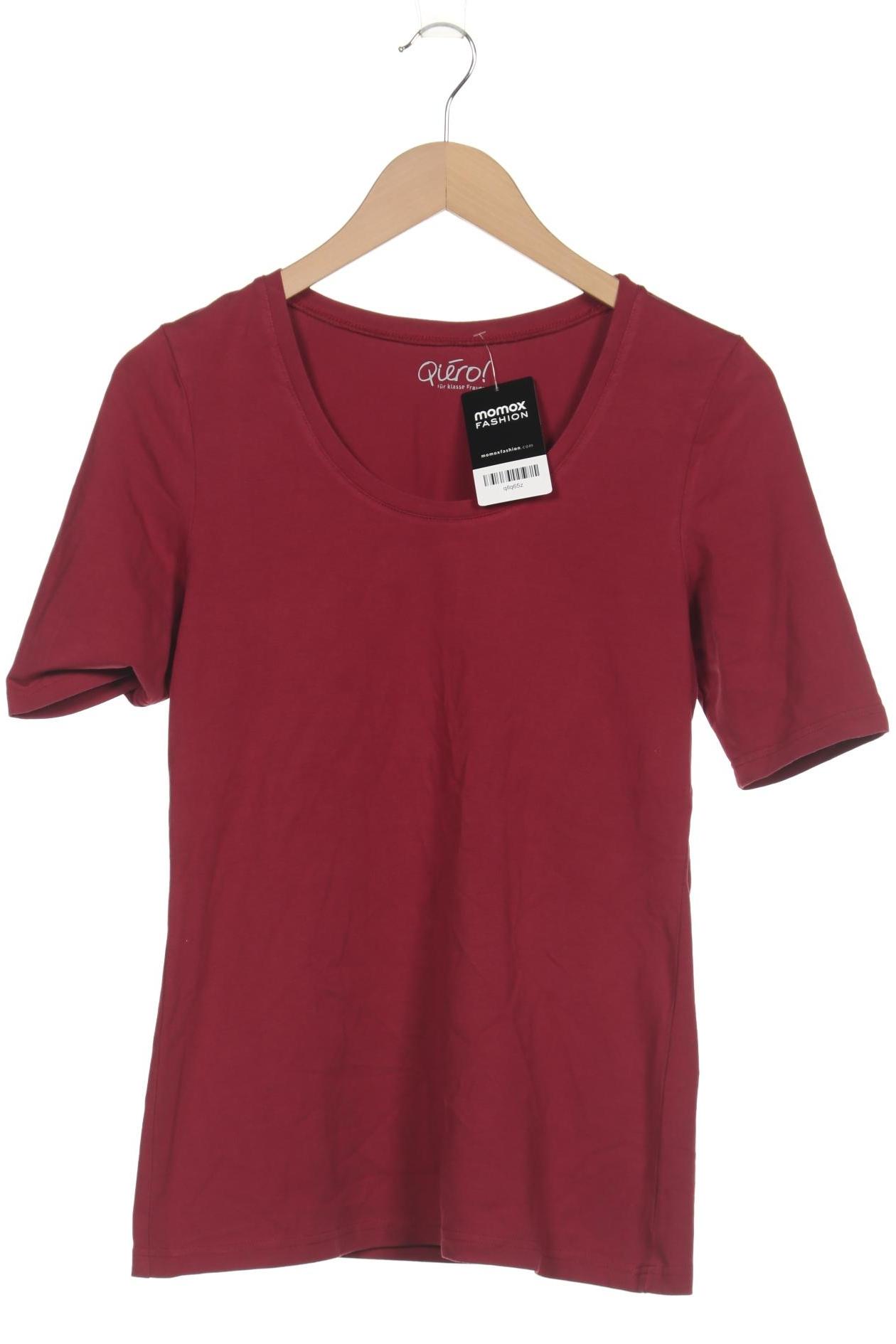 

Qiero Damen T-Shirt, bordeaux, Gr. 40
