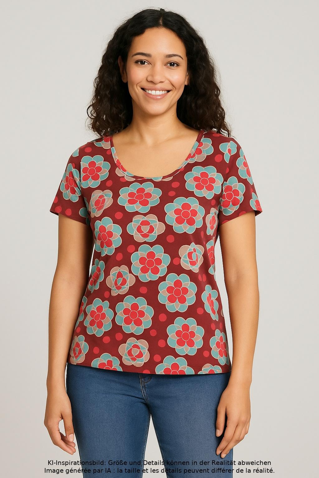 

Qiero Damen T-Shirt, rot, Gr. 42