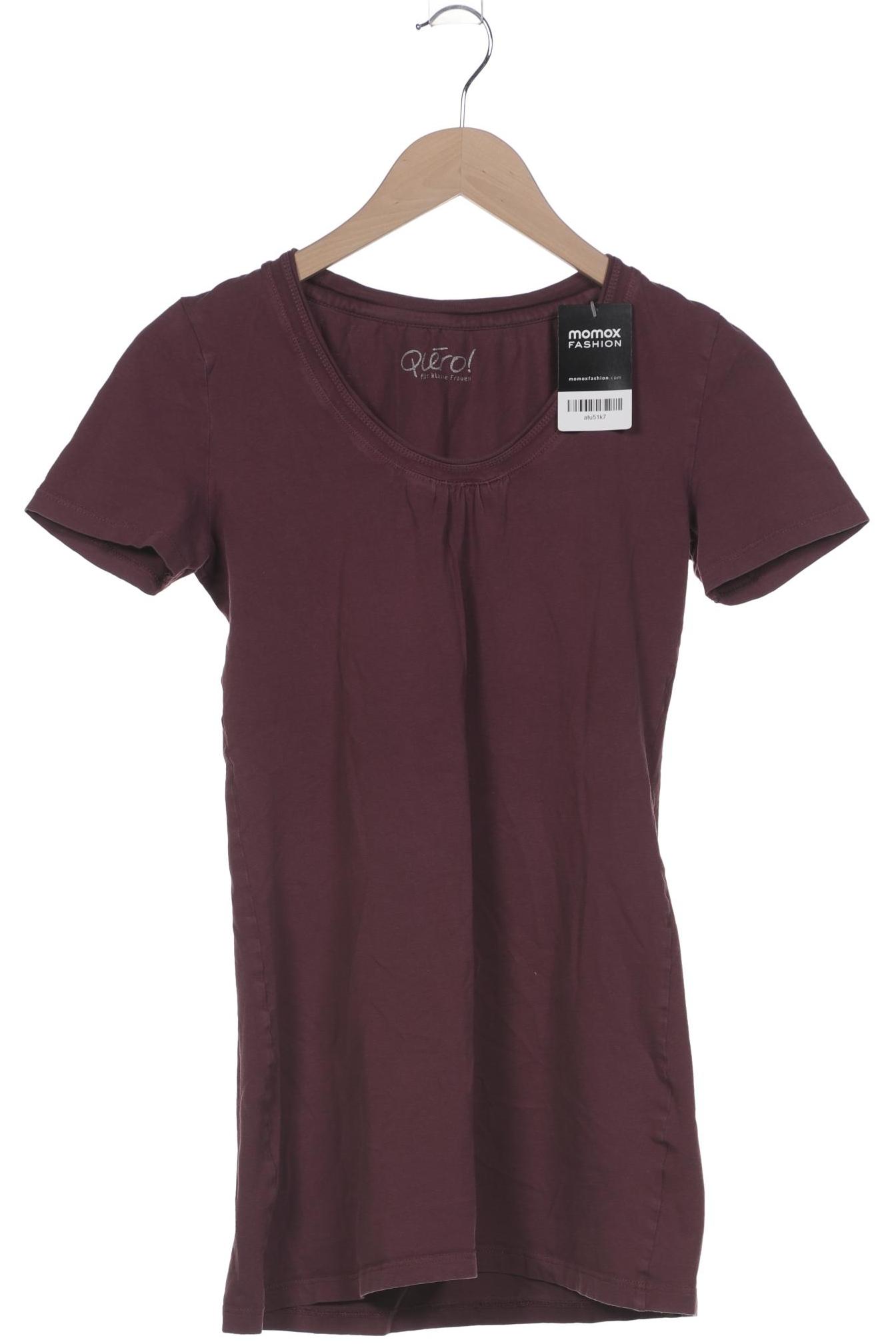 

Qiero Damen T-Shirt, bordeaux, Gr. 36