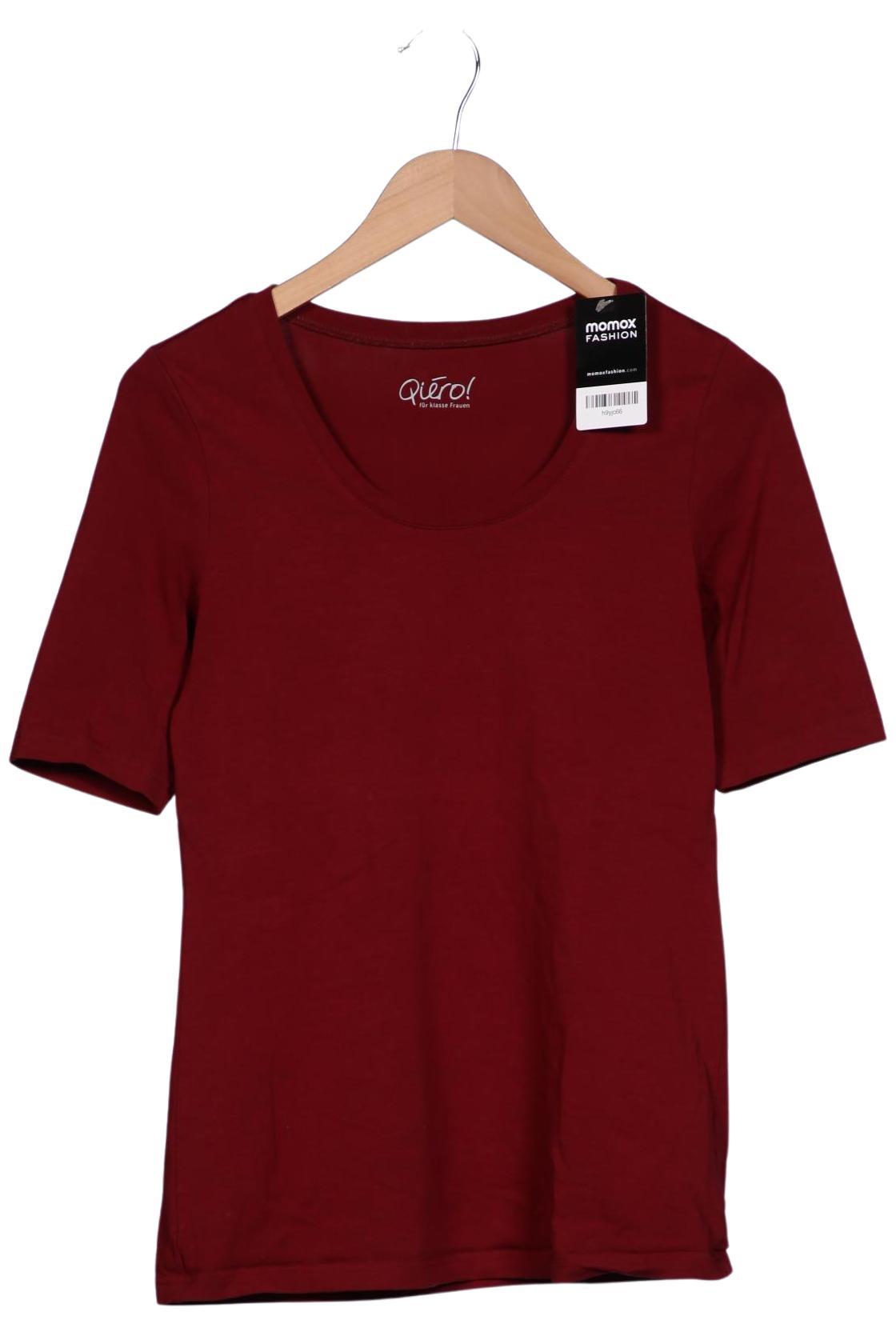 

Qiero Damen T-Shirt, bordeaux, Gr. 38