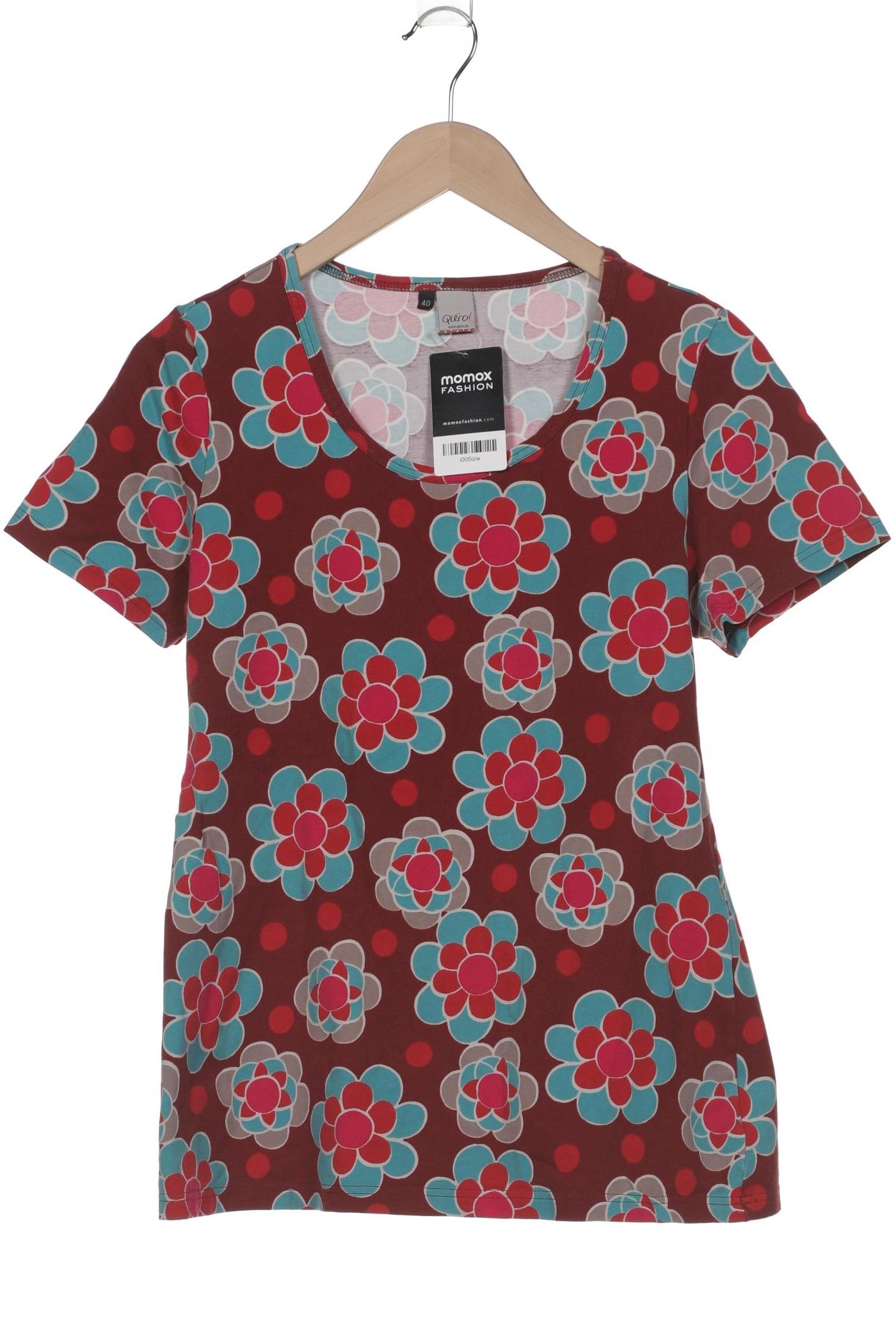 

Qiero Damen T-Shirt, bordeaux, Gr. 40