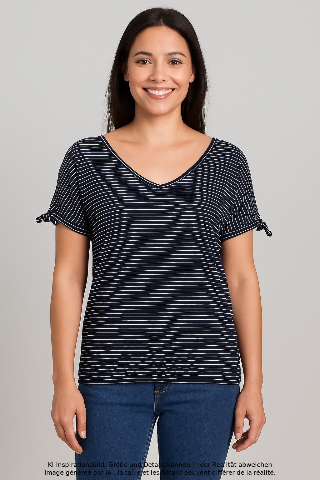 

Qiero Damen T-Shirt, marineblau, Gr. 38