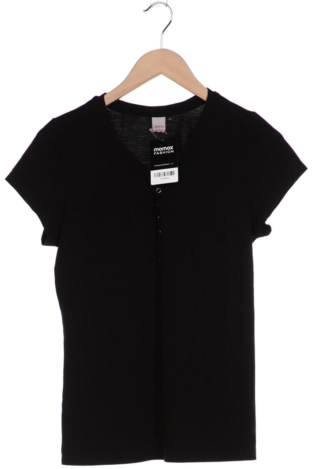 

Qiero Damen T-Shirt, schwarz, Gr. 40