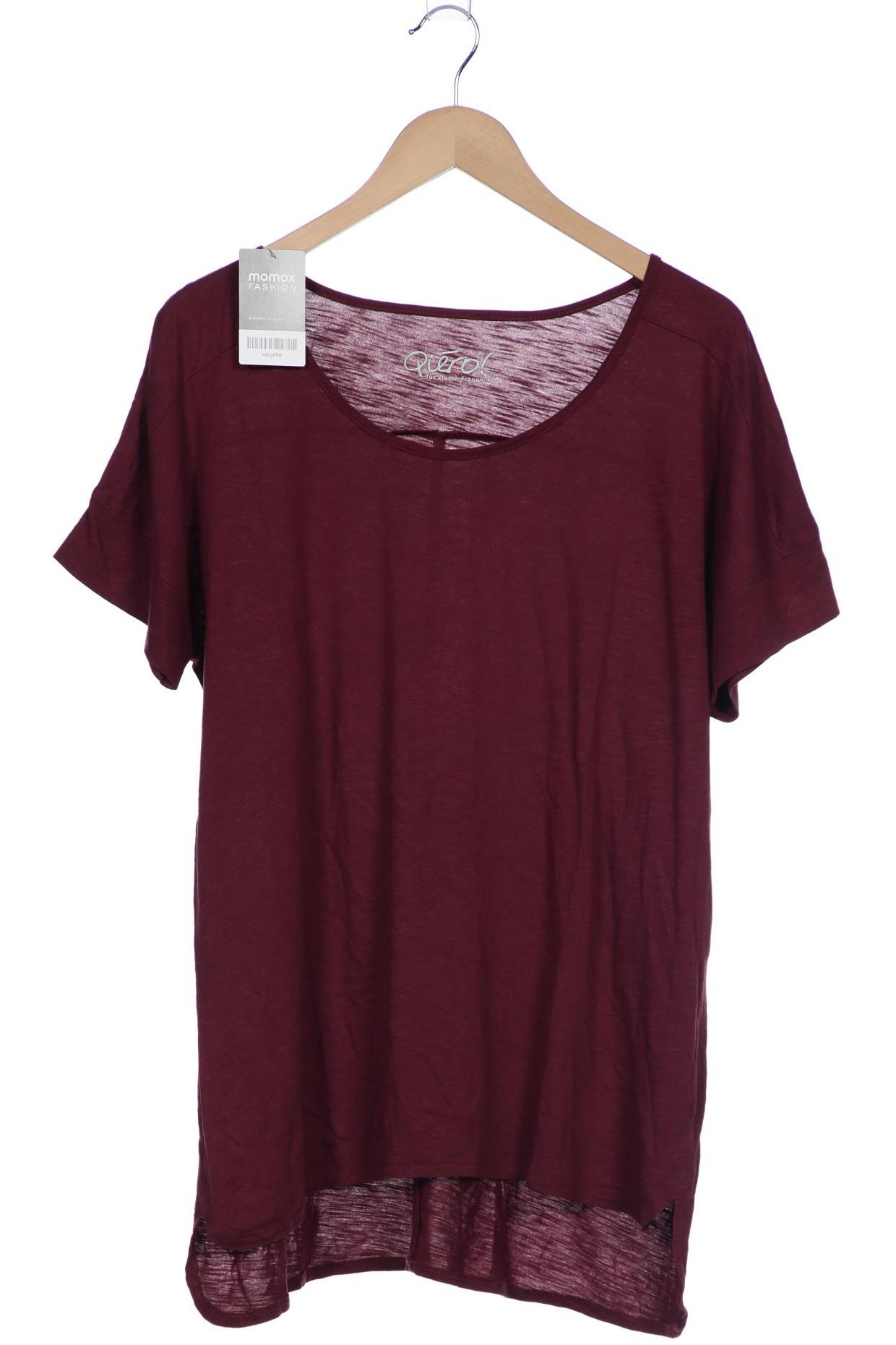 

Qiero Damen T-Shirt, bordeaux, Gr. 46