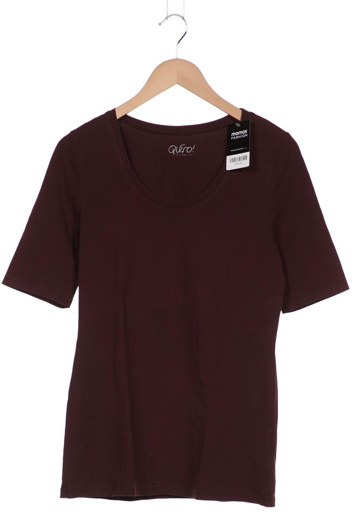 

Qiero Damen T-Shirt, bordeaux, Gr. 42