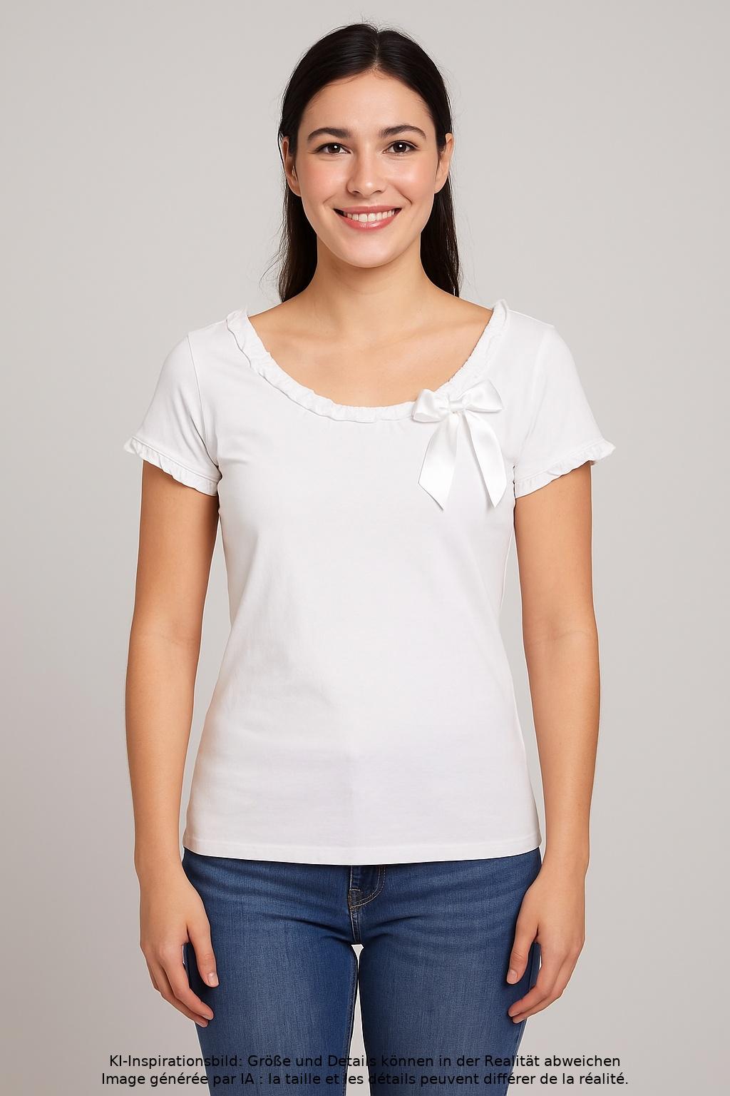 

Qiero Damen T-Shirt, weiß, Gr. 40