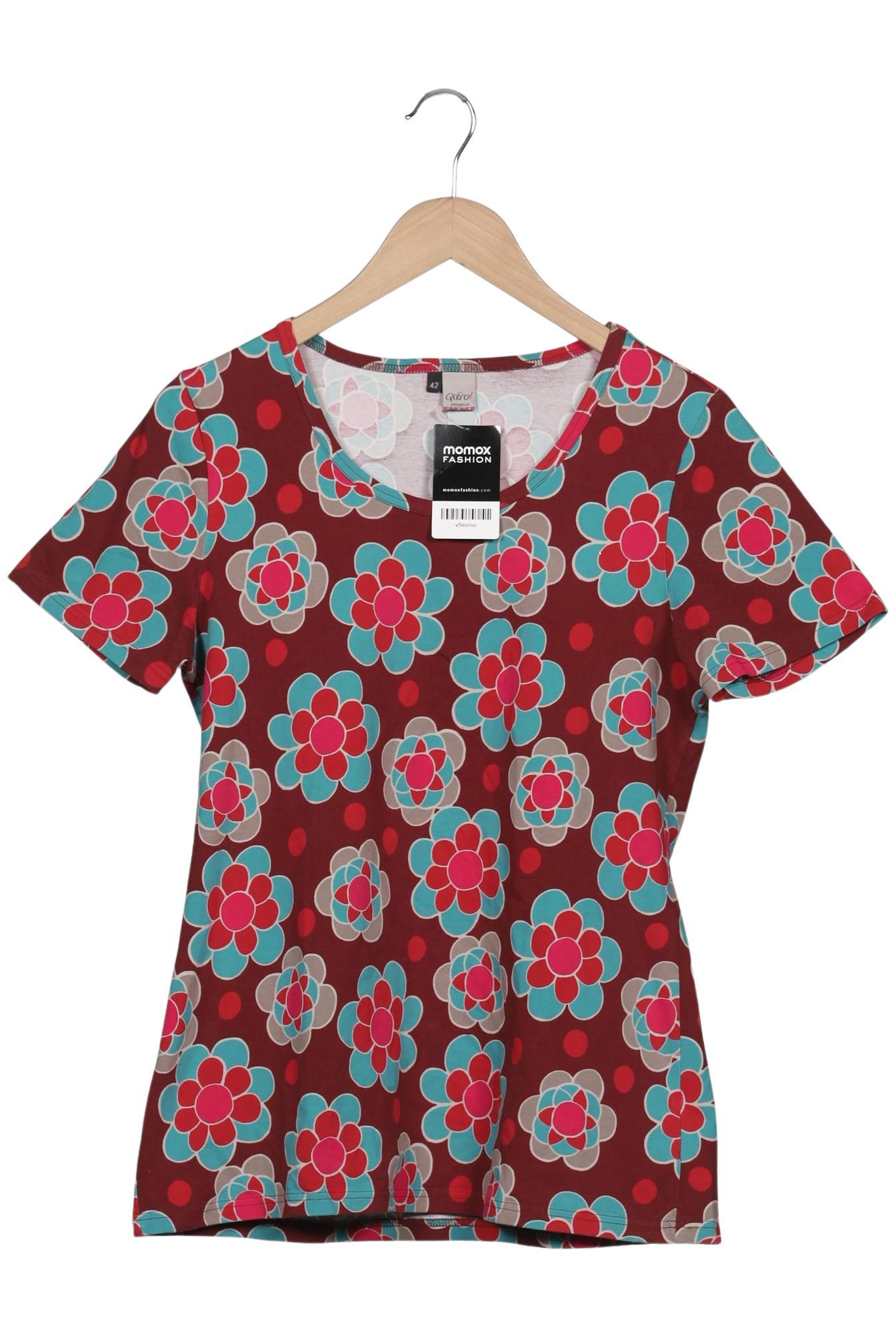 

Qiero Damen T-Shirt, bordeaux, Gr. 42