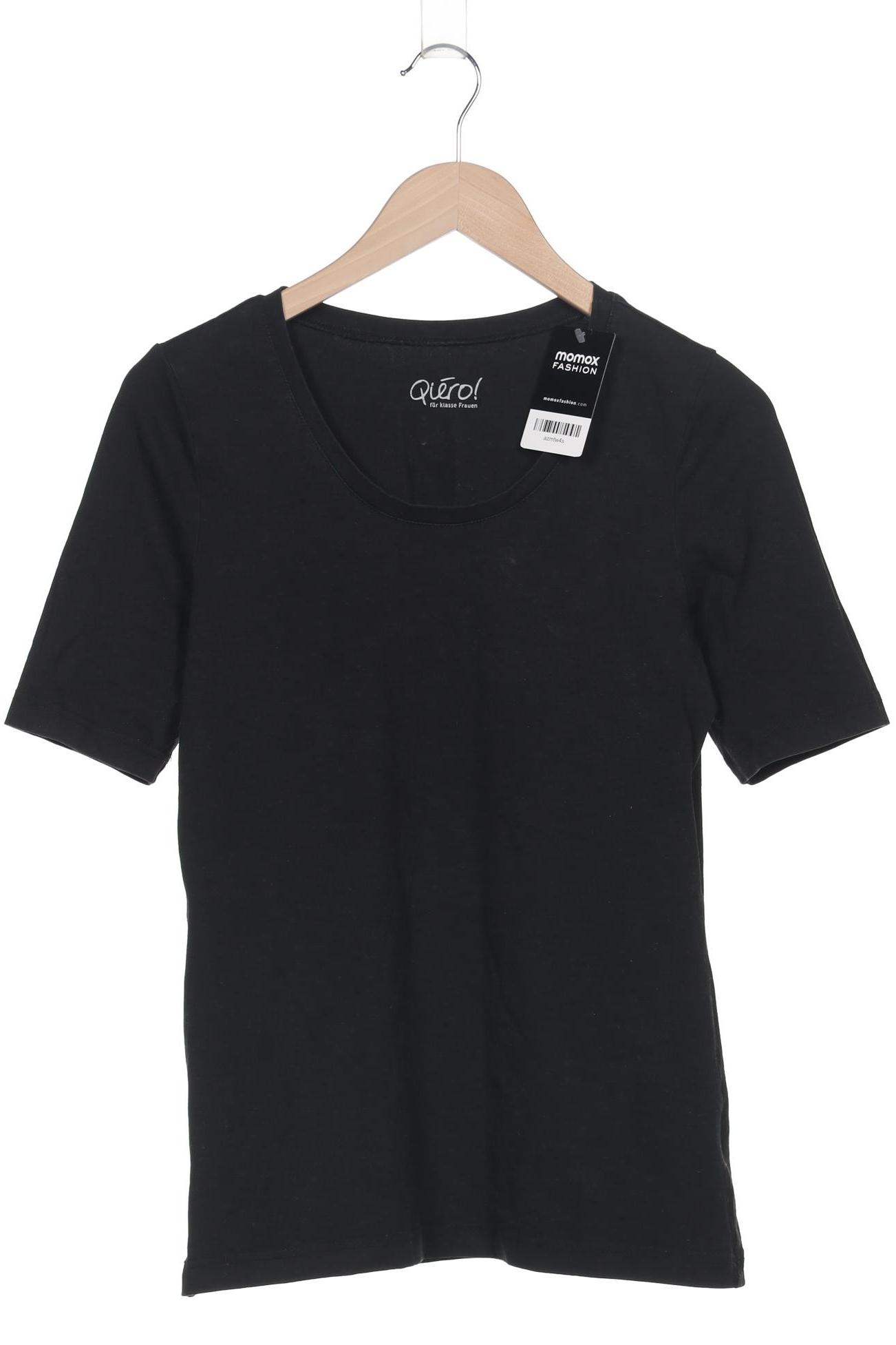 

Qiero Damen T-Shirt, schwarz, Gr. 40
