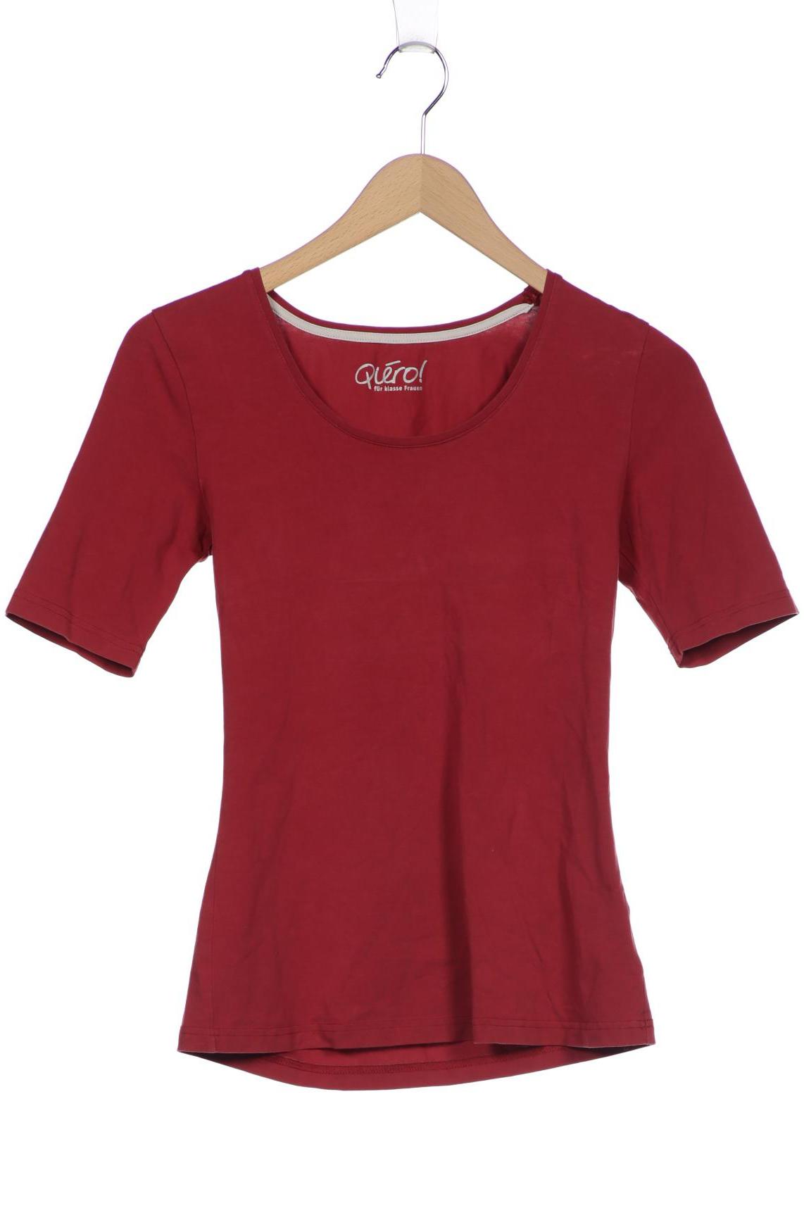 

Qiero Damen T-Shirt, bordeaux, Gr. 36