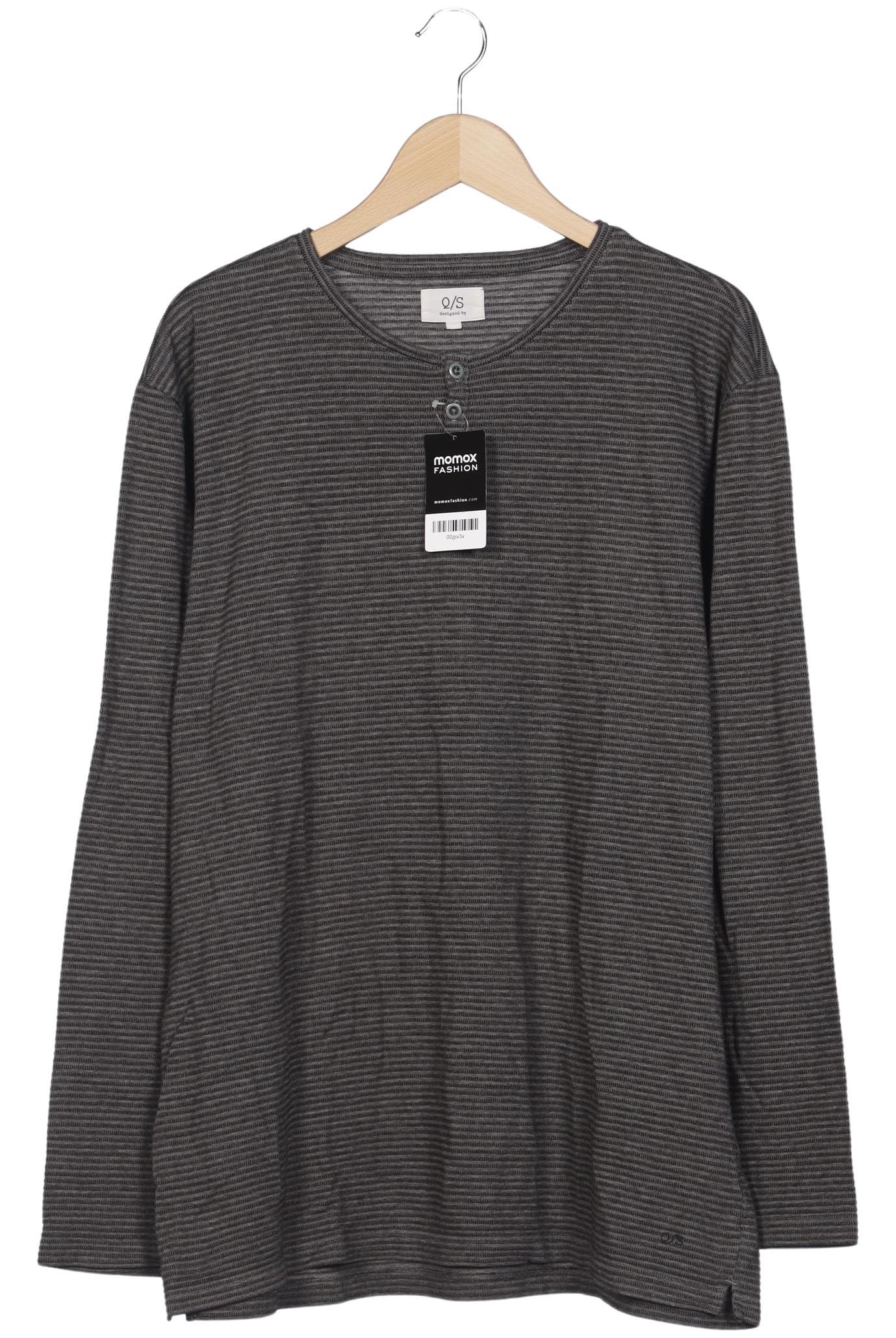

QS by s.Oliver Herren Langarmshirt, grau, Gr. 56