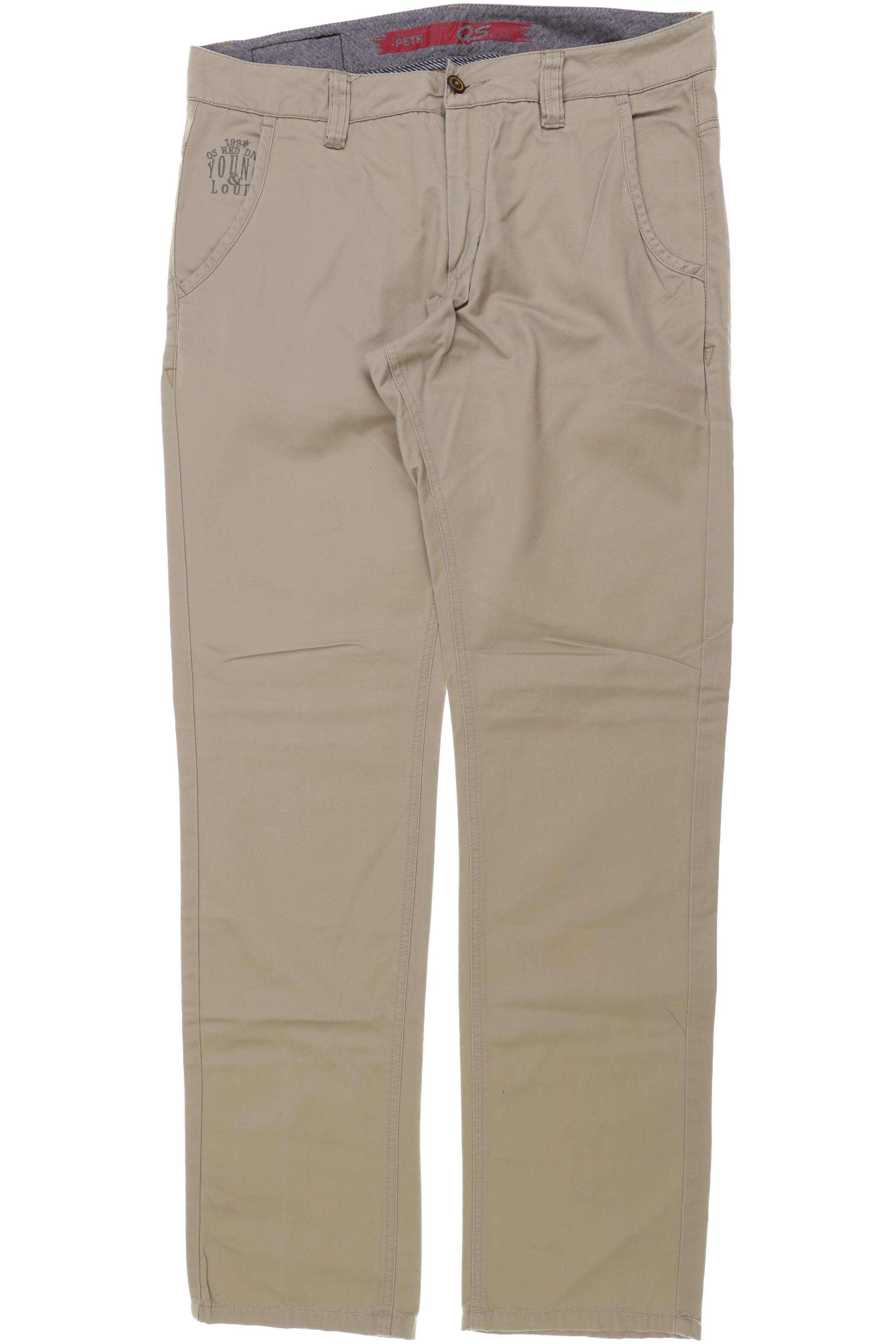 

QS by s.Oliver Herren Stoffhose, beige, Gr. 33