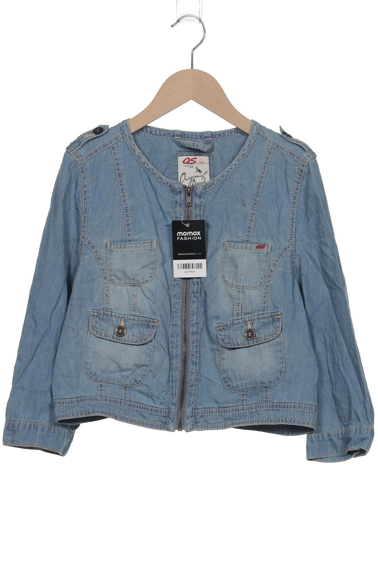 

QS by s.Oliver Damen Jacke, hellblau, Gr. 42