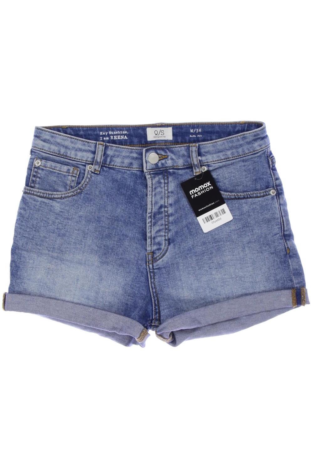 

QS by s.Oliver Damen Shorts, blau, Gr. 36