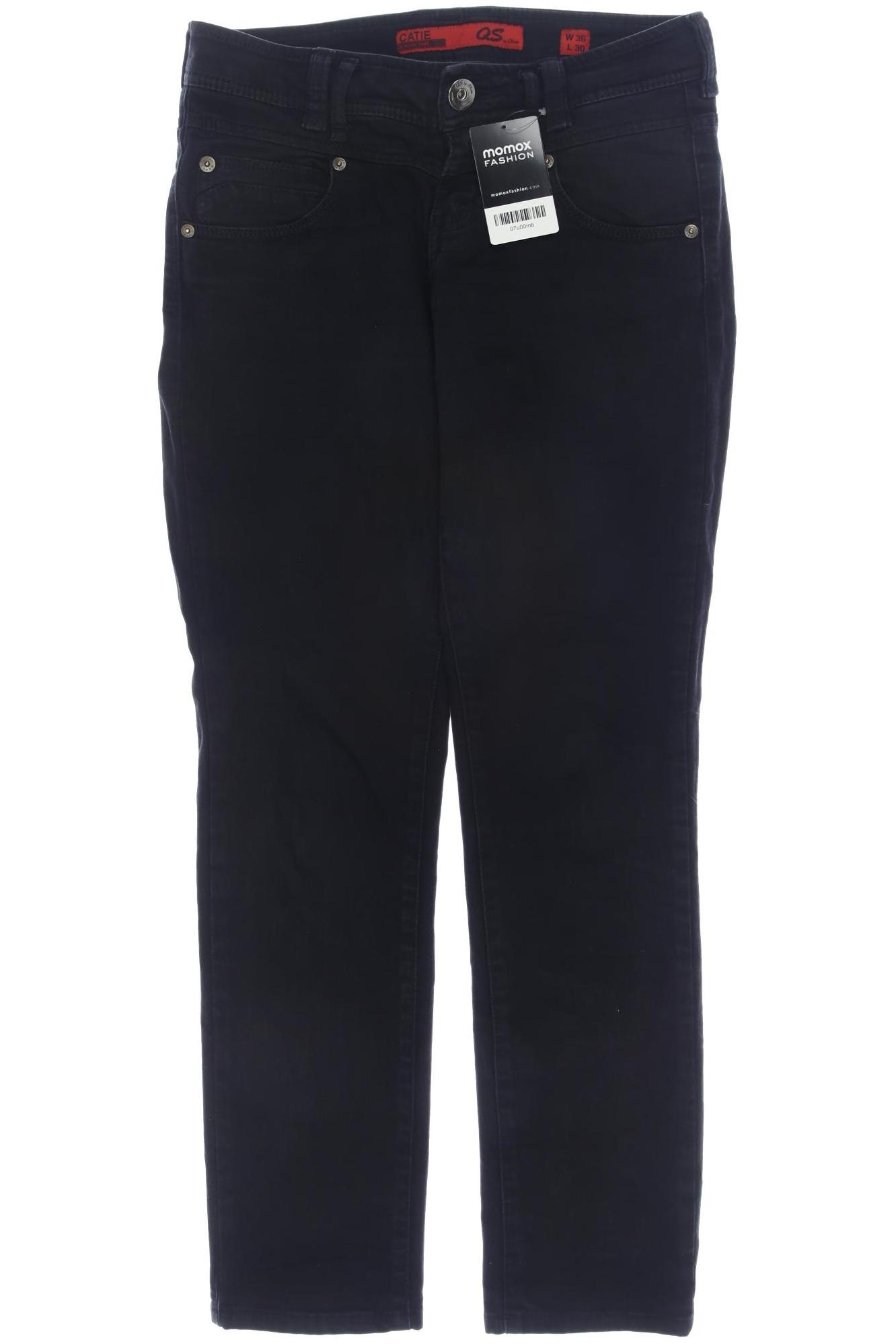 

QS by s.Oliver Damen Jeans, schwarz, Gr. 36