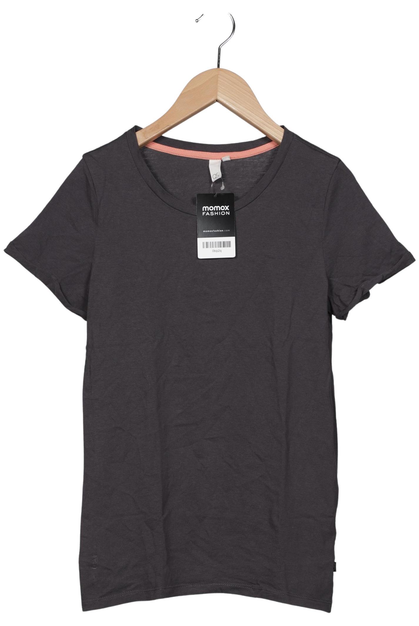 

QS by s.Oliver Damen T-Shirt, grau, Gr. 34