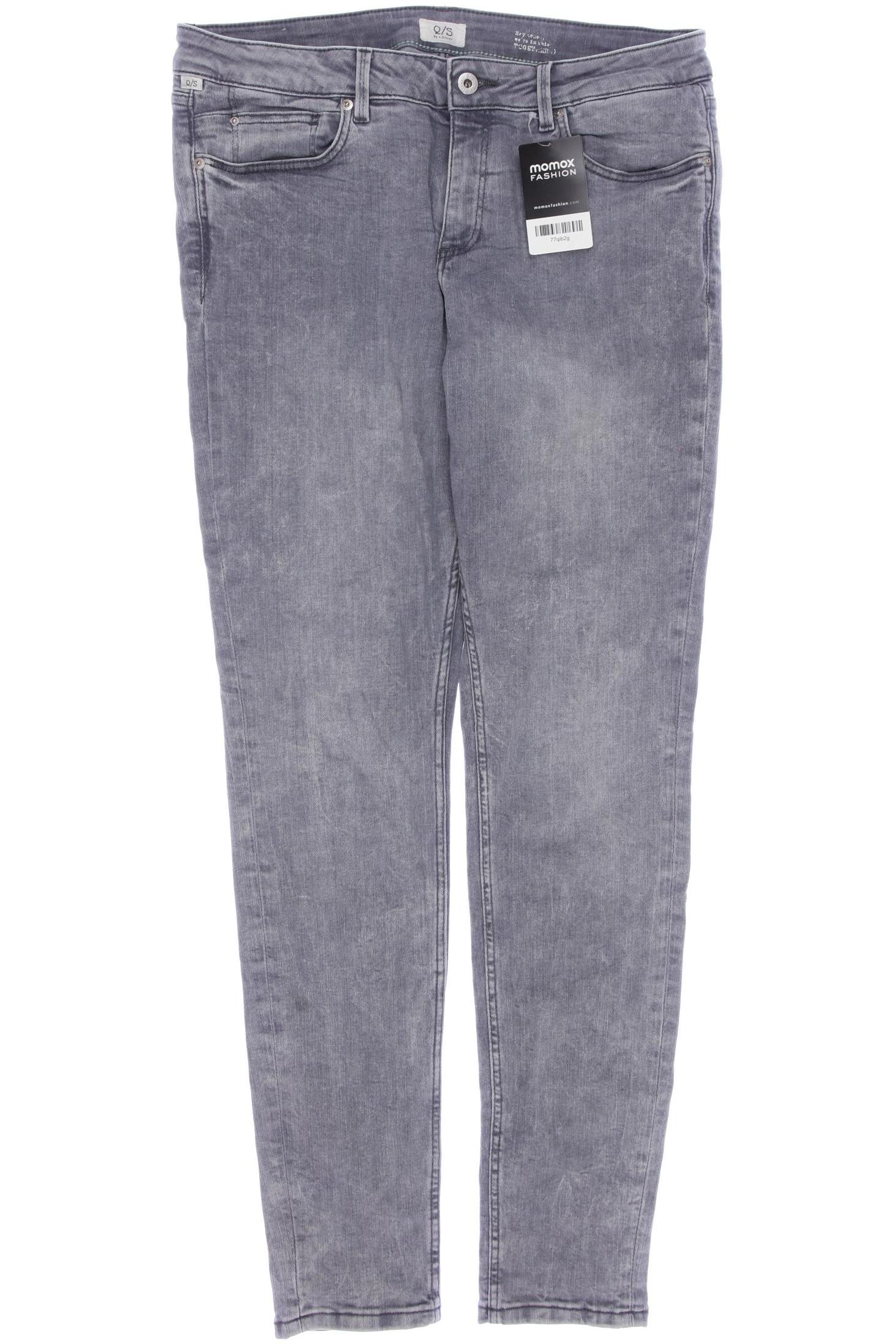 

QS by s.Oliver Damen Jeans, grau, Gr. 33