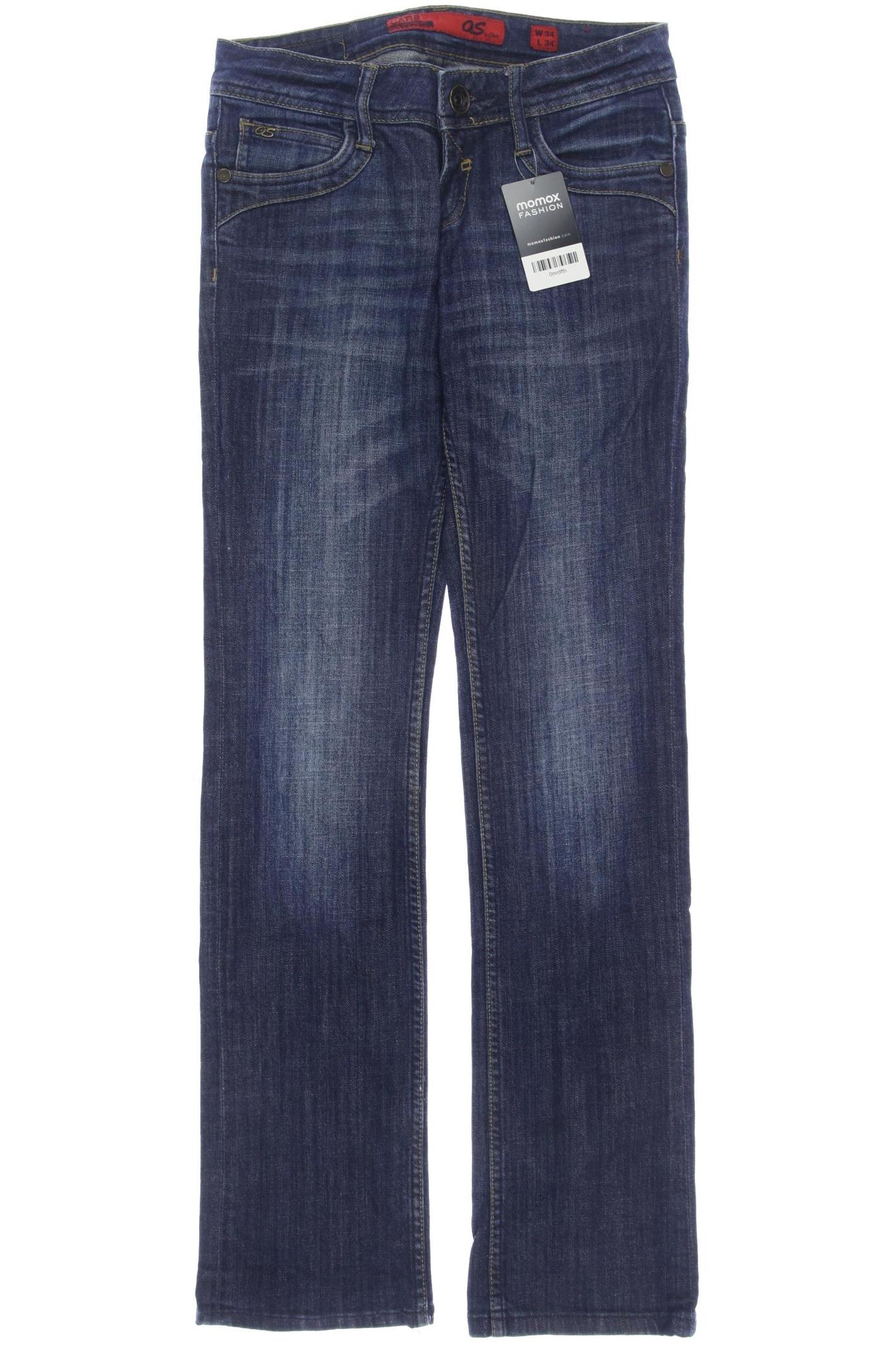 

QS by s.Oliver Damen Jeans, marineblau, Gr. 34