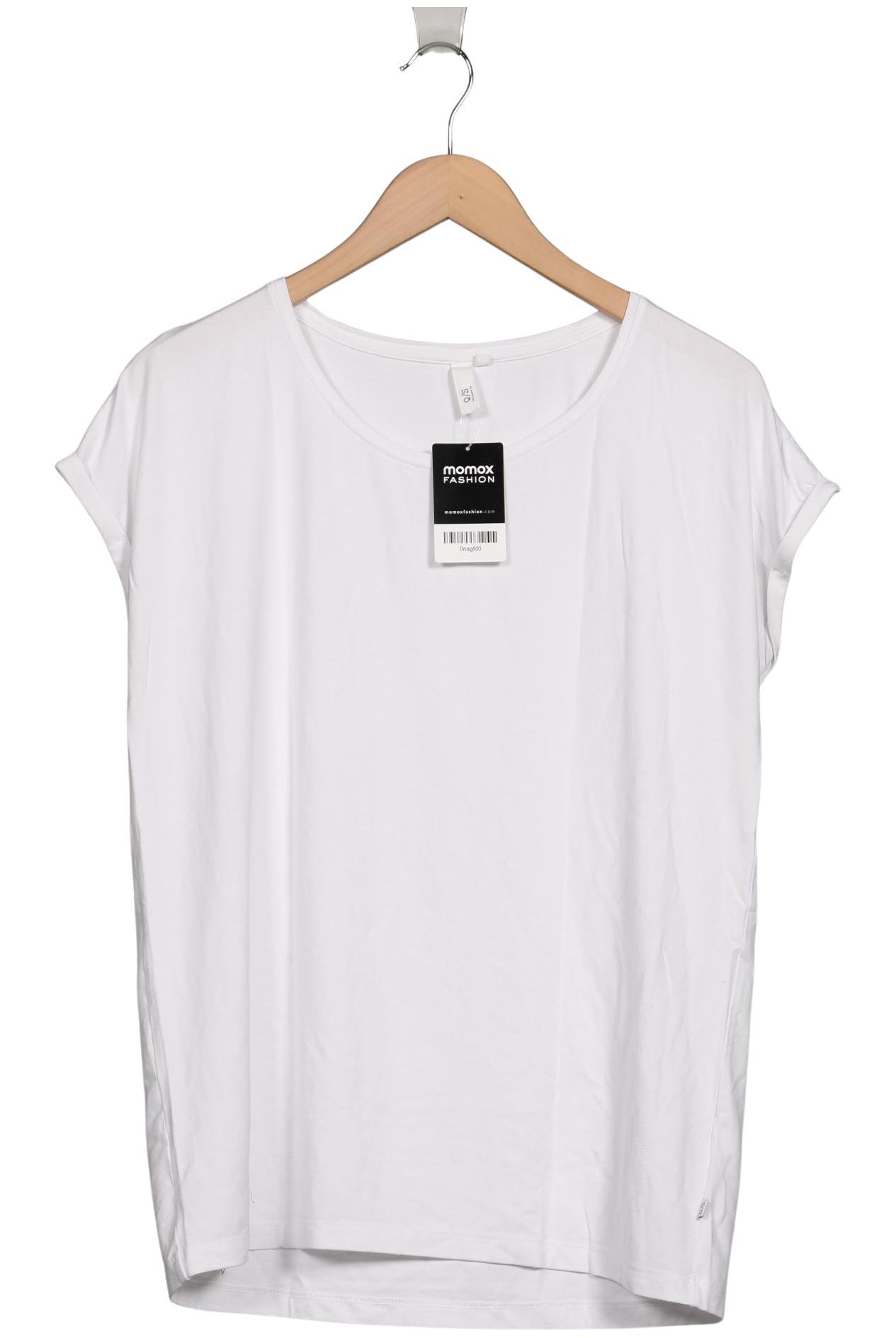 

QS by s.Oliver Damen T-Shirt, weiß, Gr. 42