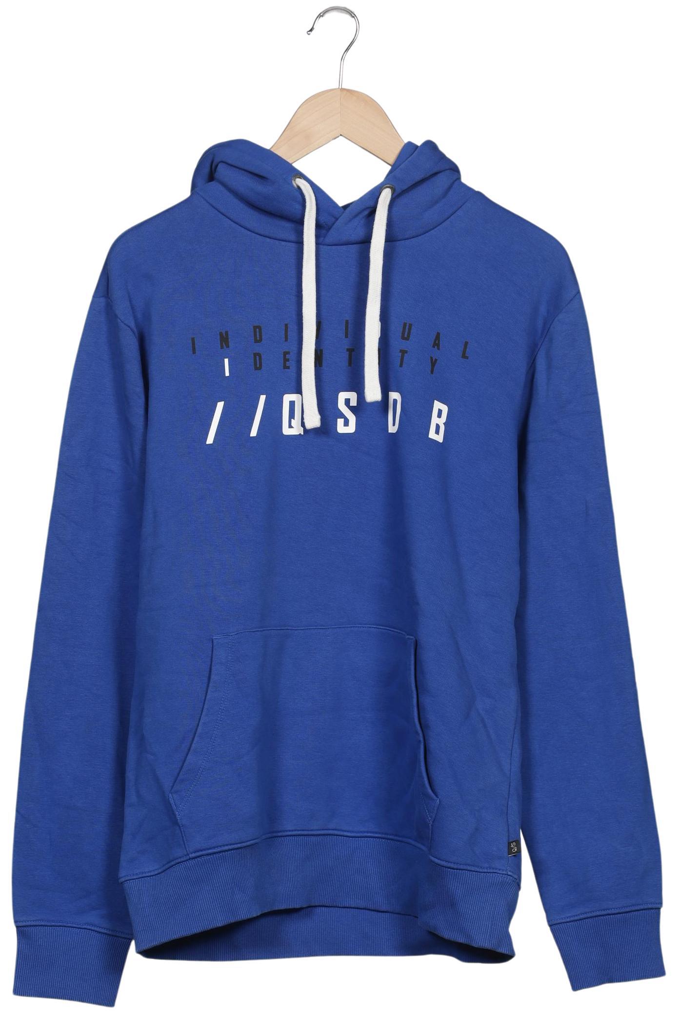 

QS by s.Oliver Herren Kapuzenpullover, blau, Gr. 52