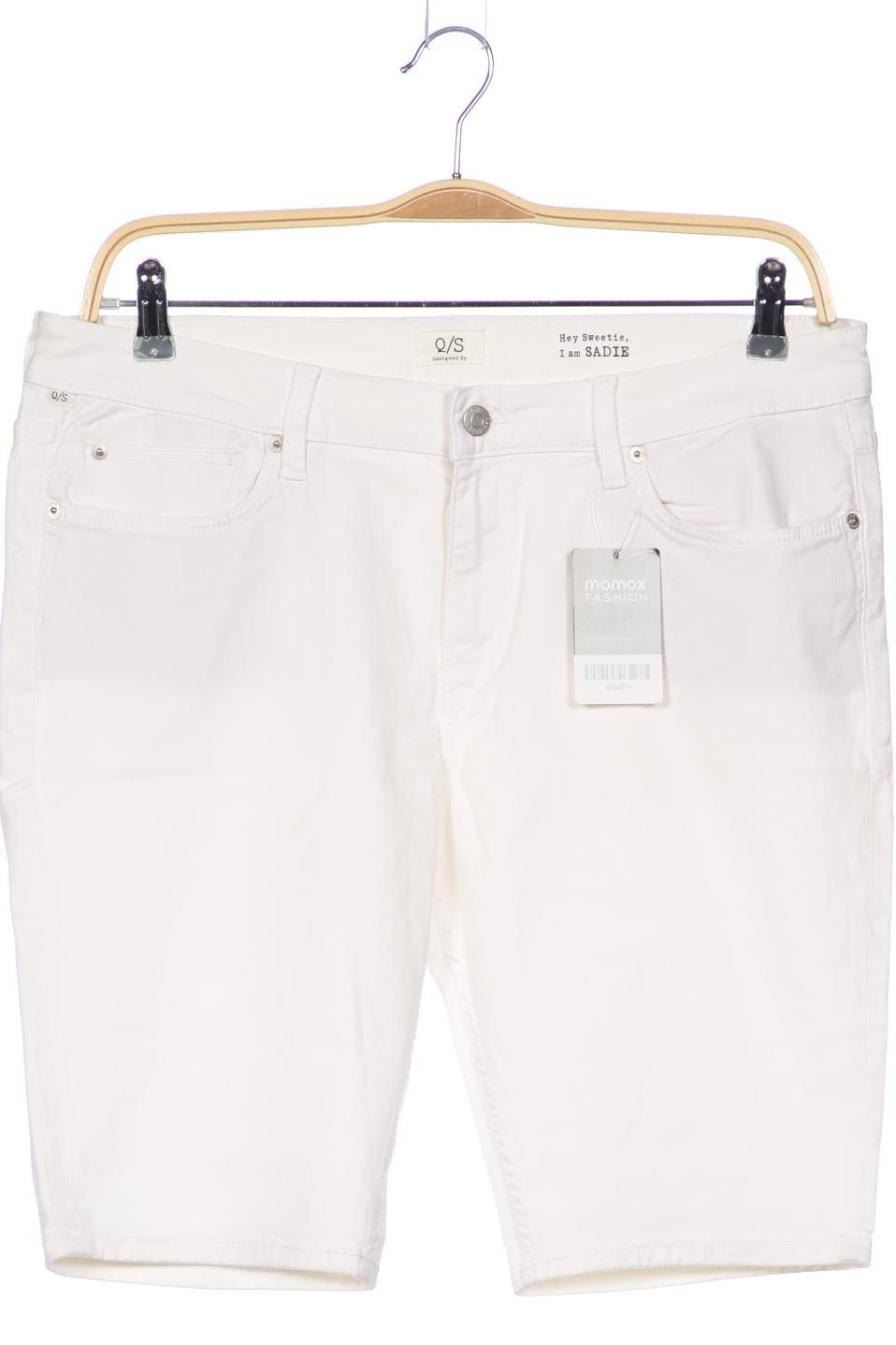 

QS by s.Oliver Damen Shorts, weiß, Gr. 44