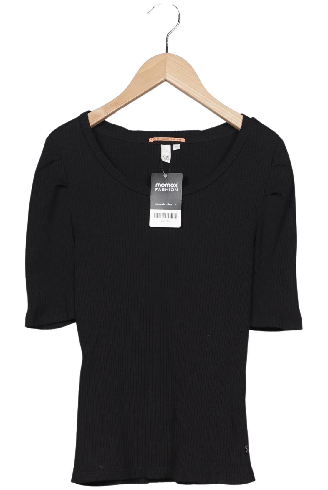 

QS by s.Oliver Damen T-Shirt, schwarz, Gr. 36