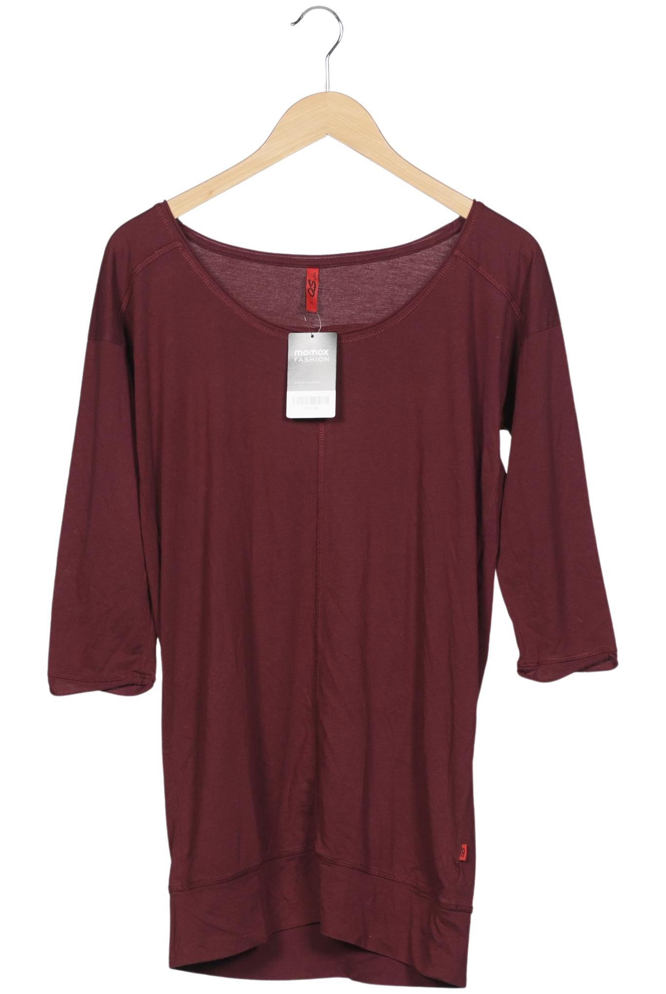

QS by s.Oliver Damen Langarmshirt, bordeaux, Gr. 38